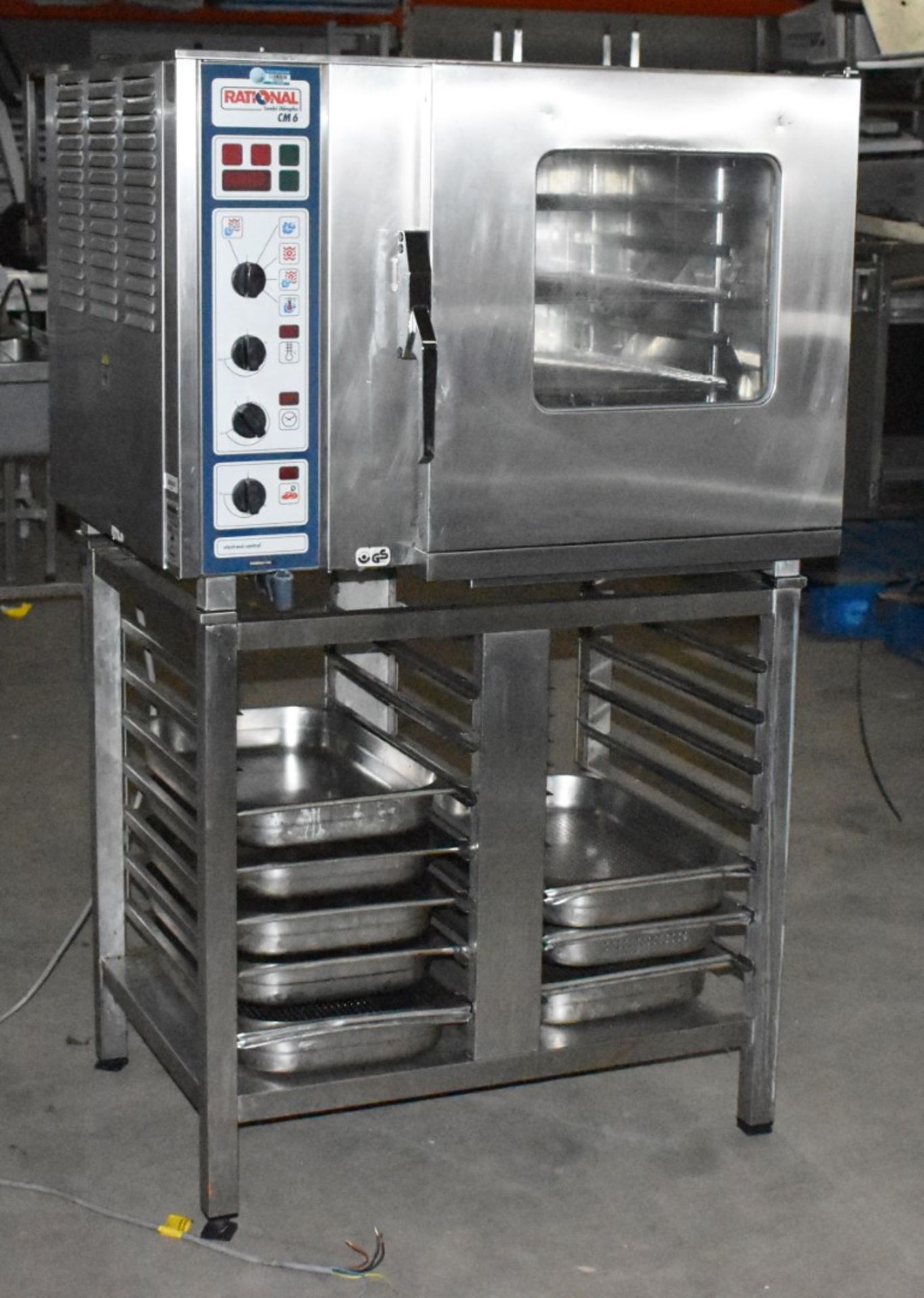 1 x Rational CM 6 9.4k 6 Grid Combi Steam Oven With Stand - H148 x W90 x D73 cms - CL453 - Location: - Image 2 of 14