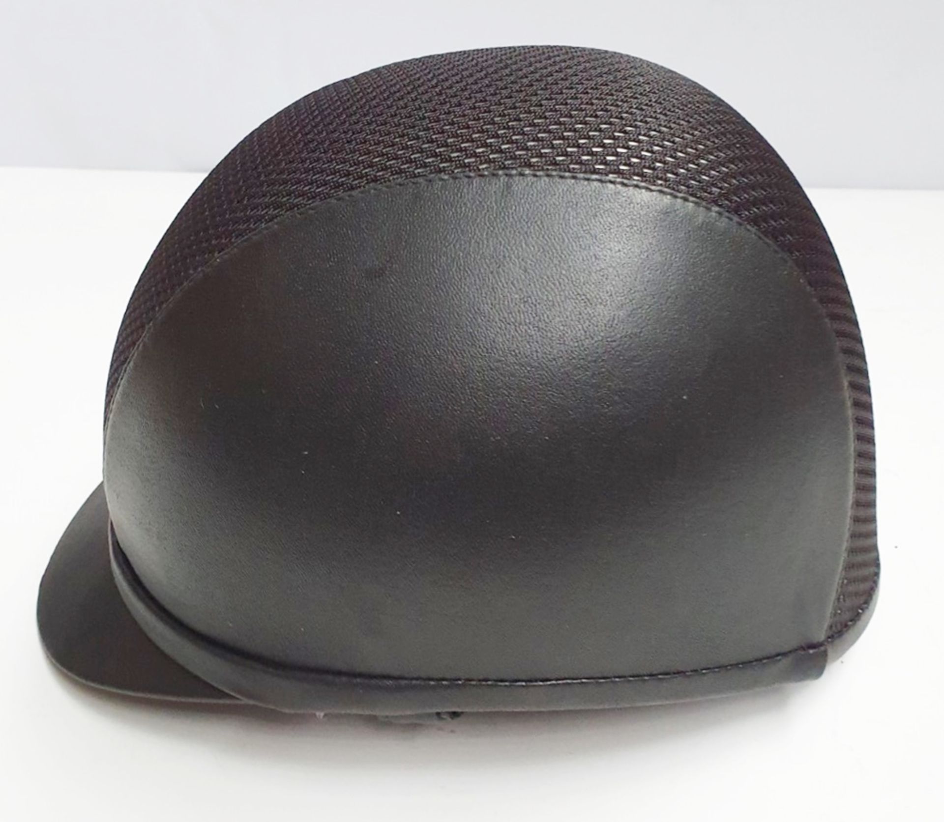 1 x Charles and Owen Horse Riding Helmet in Black / Silver and Mesh - Size 54cm - Ref722 - CL401 - B - Image 5 of 12