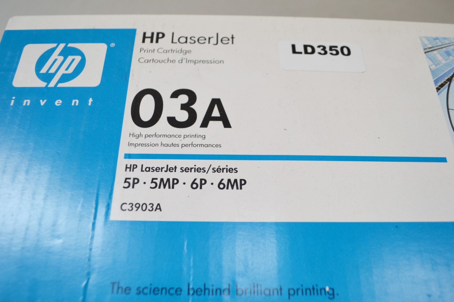 2 x New HP LaserJet 03A Black Print Cartridges - Ref: LD350 - CL409 - Altrincham WA14 - Image 3 of 5