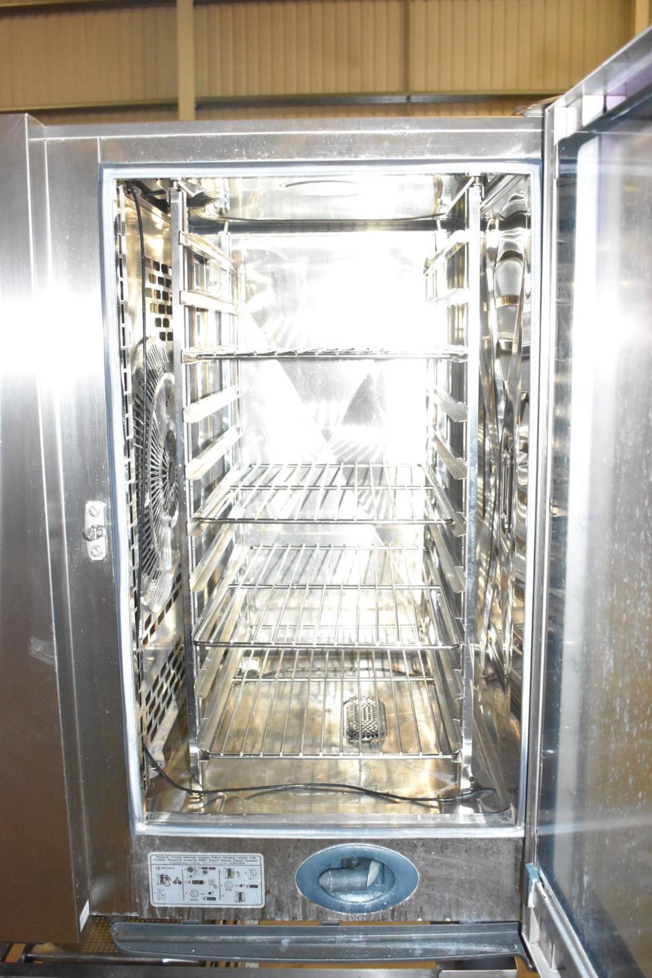 1 x Rational CMP101 CombiMaster Plus Model 101 3 Phase 10 Grid Combi Oven With Stand - H175 x W85 - Image 8 of 10