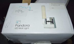 1 x Spa Lighting Pandora LED Bathroom Wall Might With Chrome Finish IP44 - Product Code 12419 -