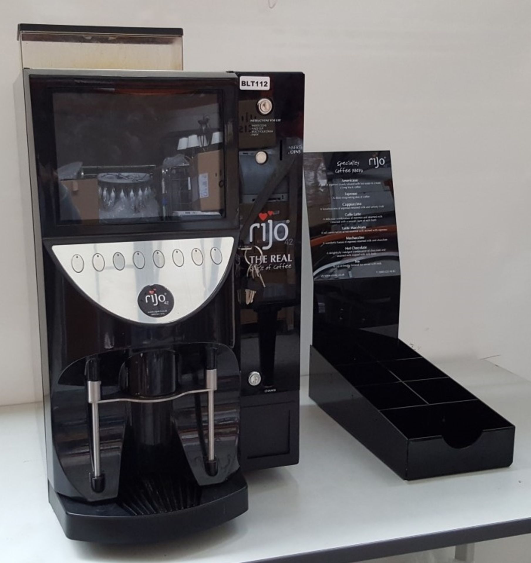 1 x Rijo 42 Brasil RSD Touch Bean to Cup Coffee Machine - Ref BLT112 - Image 8 of 9