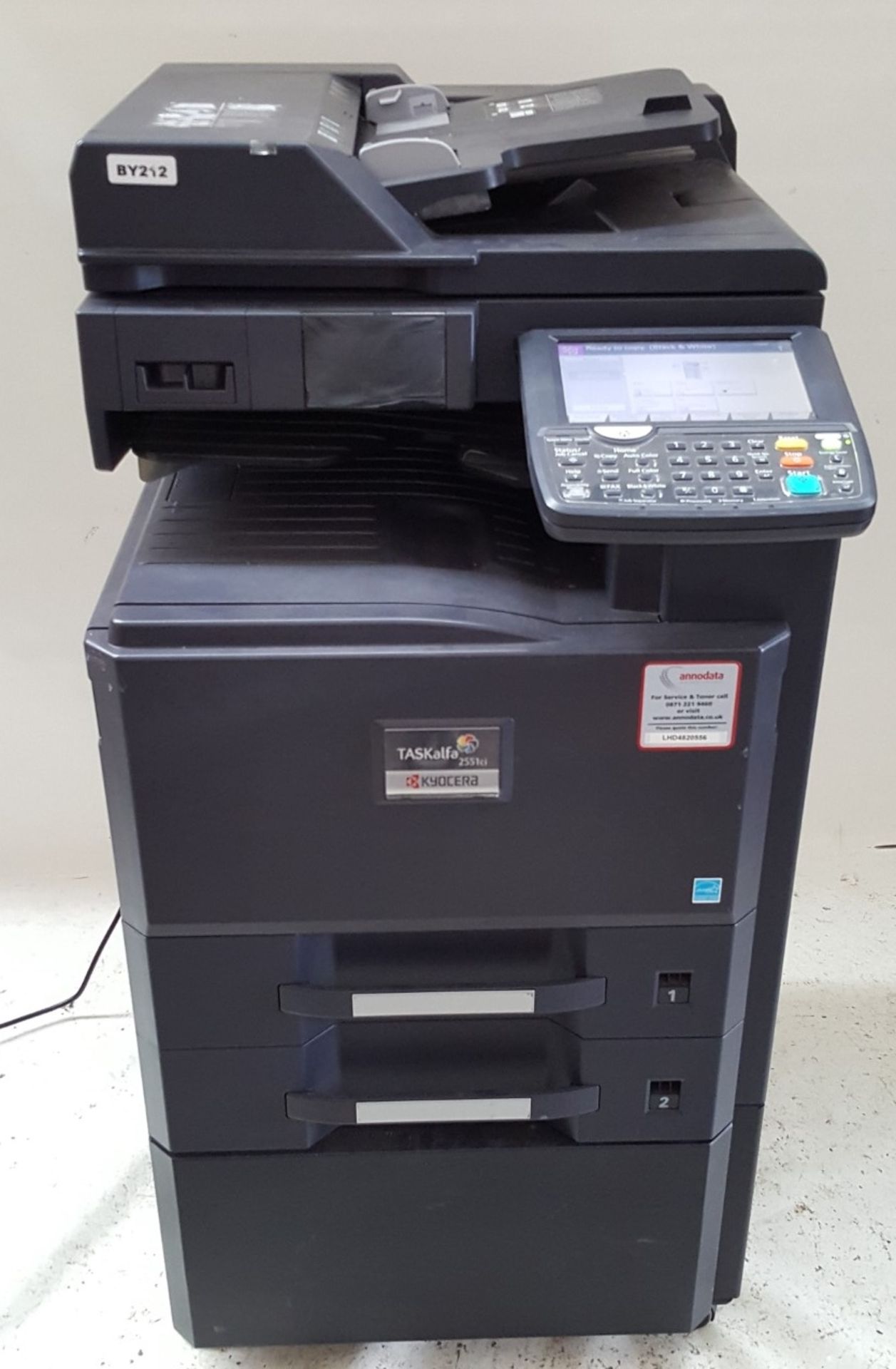 1 x KYOCERA TASKALFA 2551ci Multifunction Office Printer - Ref BY212
