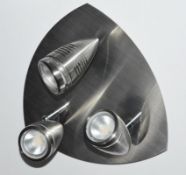 1 x 'Falcon' Spotlight Finished In Satin Silver - Ex Display Stock - CL298 - Ref: J320 - Location: A