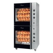 1 x Fri-Jado TDR8+8 Manual Chicken Rotisserie Double Oven - Holds 80 Chickens - CL453 - 3 Phase