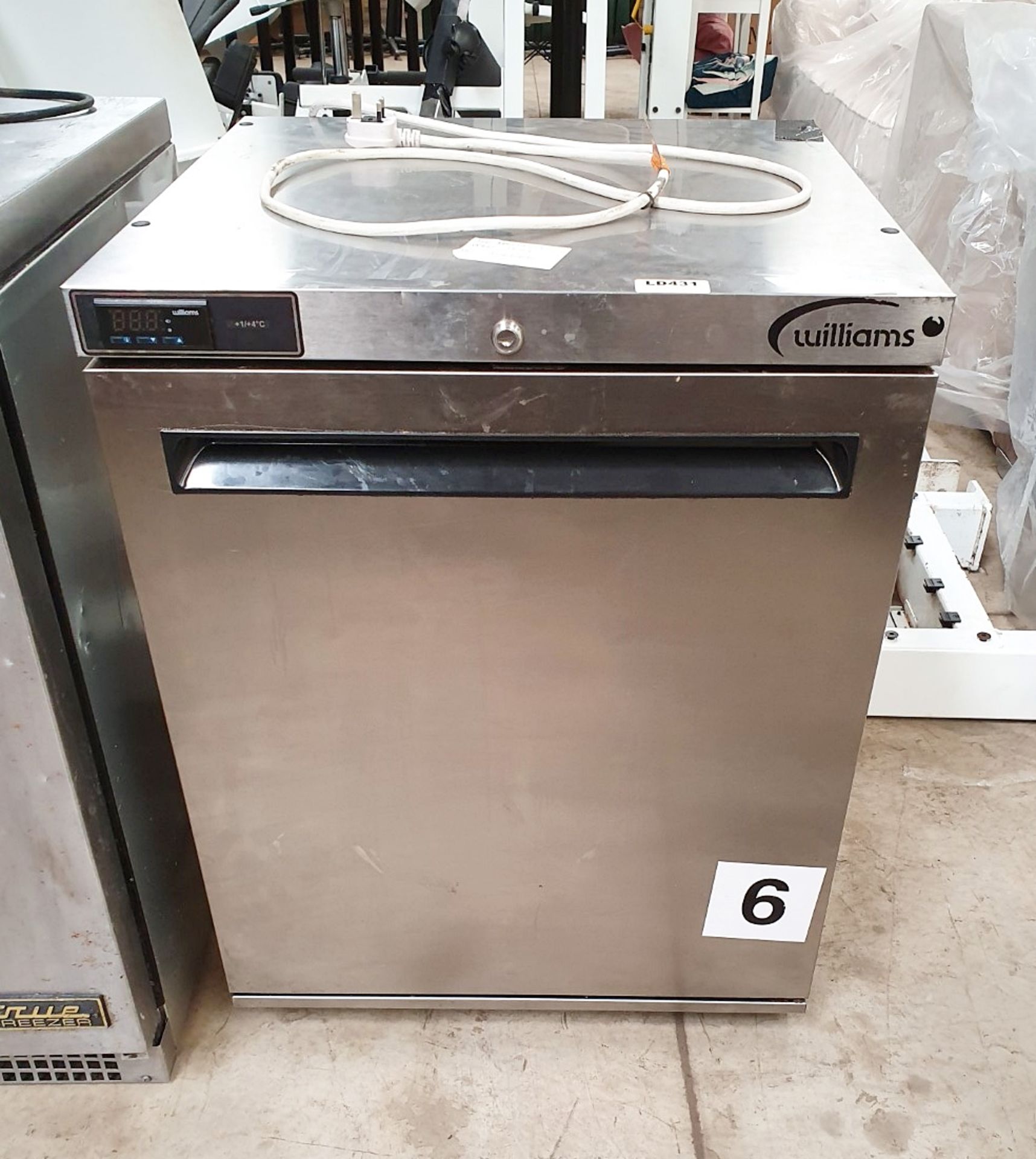 1 x Williams Undercounter Fridge - Ref: LD431 - CL350 - Location: Altrincham WA14