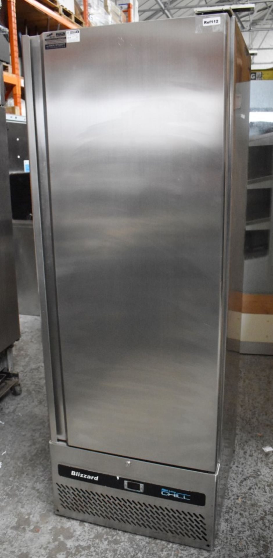 1 x Blizzard BCC400 Upright Commercial Fridge - Stainless Steel Finish - 230v - H200 x W68 x D71 cms - Image 3 of 7