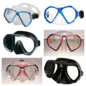 6 x New Branded Diving Masks - Ref: NS391, NS392, NS393, NS394, NS395, NS396 - CL349 - Altrincham WA