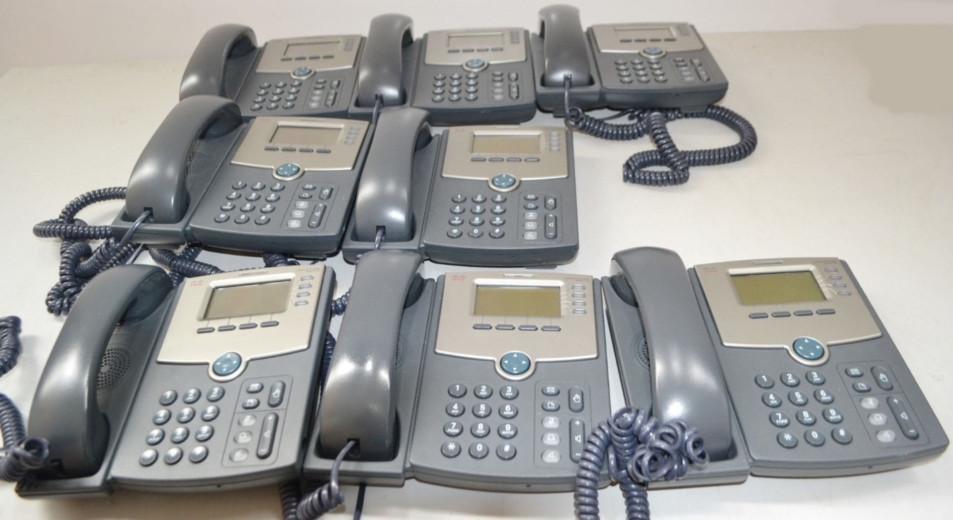 8 x Cisco Desk Phones - Ref: LD361 - CL409 - Location: Altrincham WA14