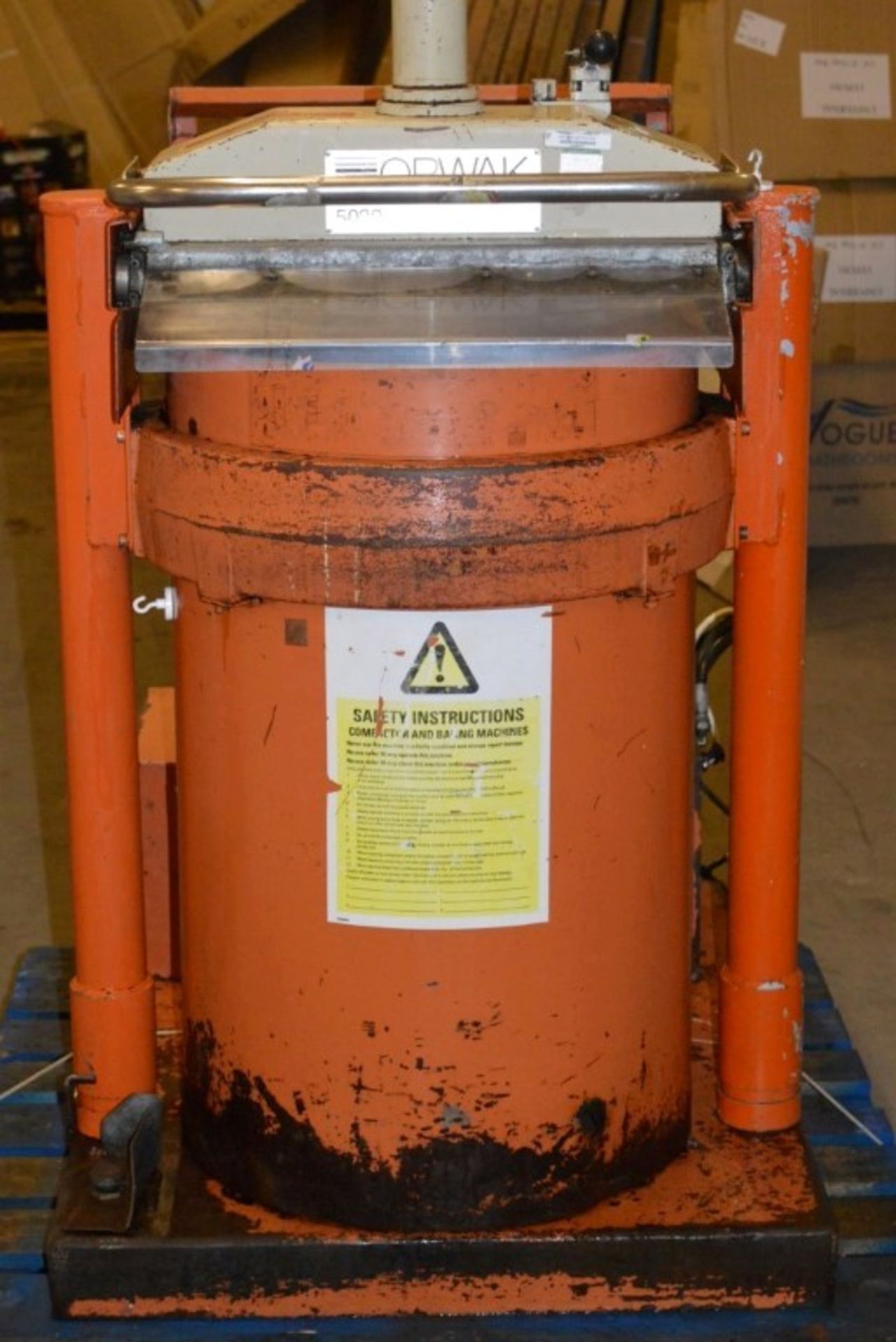 1 x Orwak 5030 Waste Compactor - Used For Compacting Recyclable or Non-Recyclable Waste - - Image 4 of 4