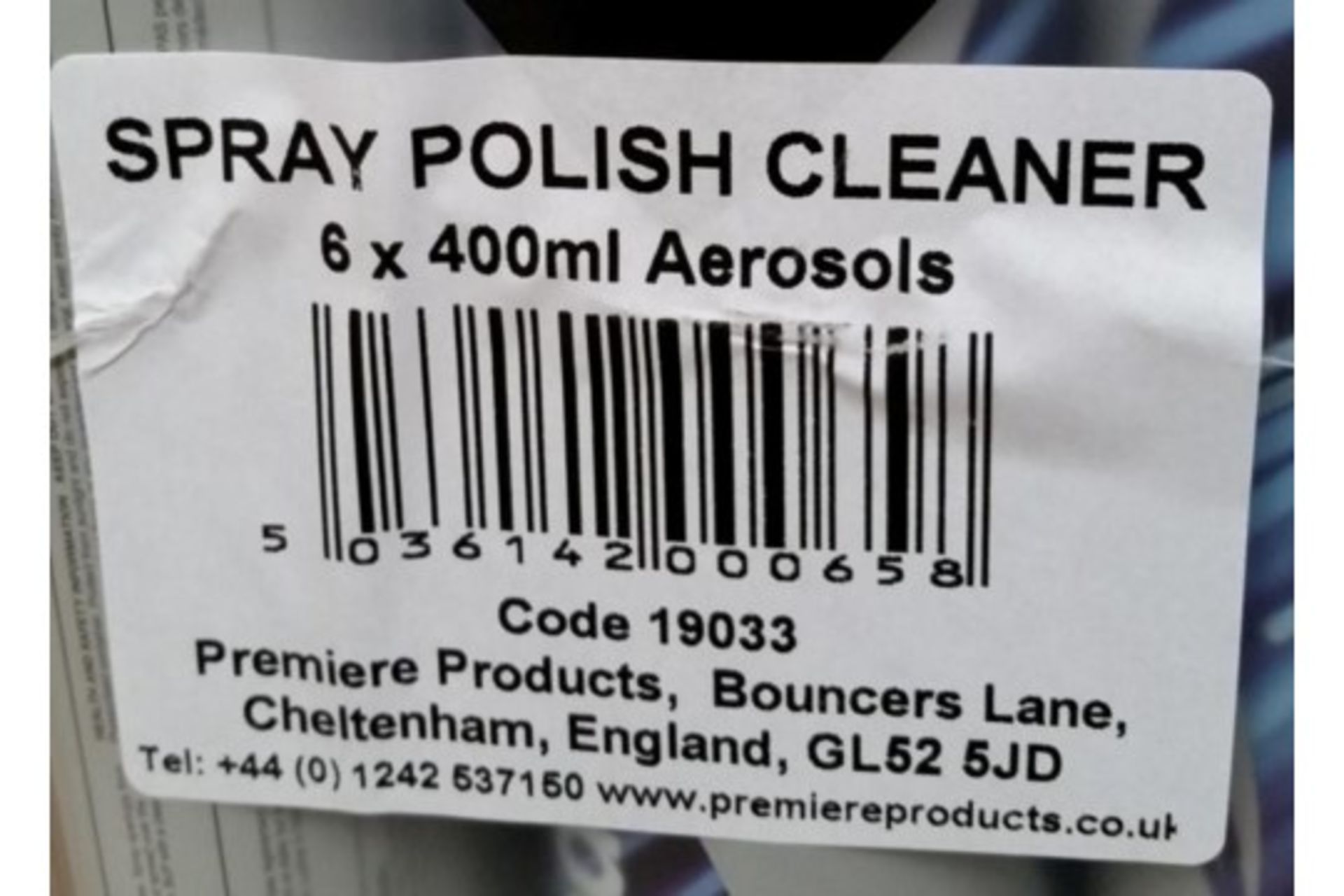 36 x Premiere Products 400ml Spray Polish Cleaner - Includes 20 Packs of 6 - Suitable For - Bild 2 aus 4