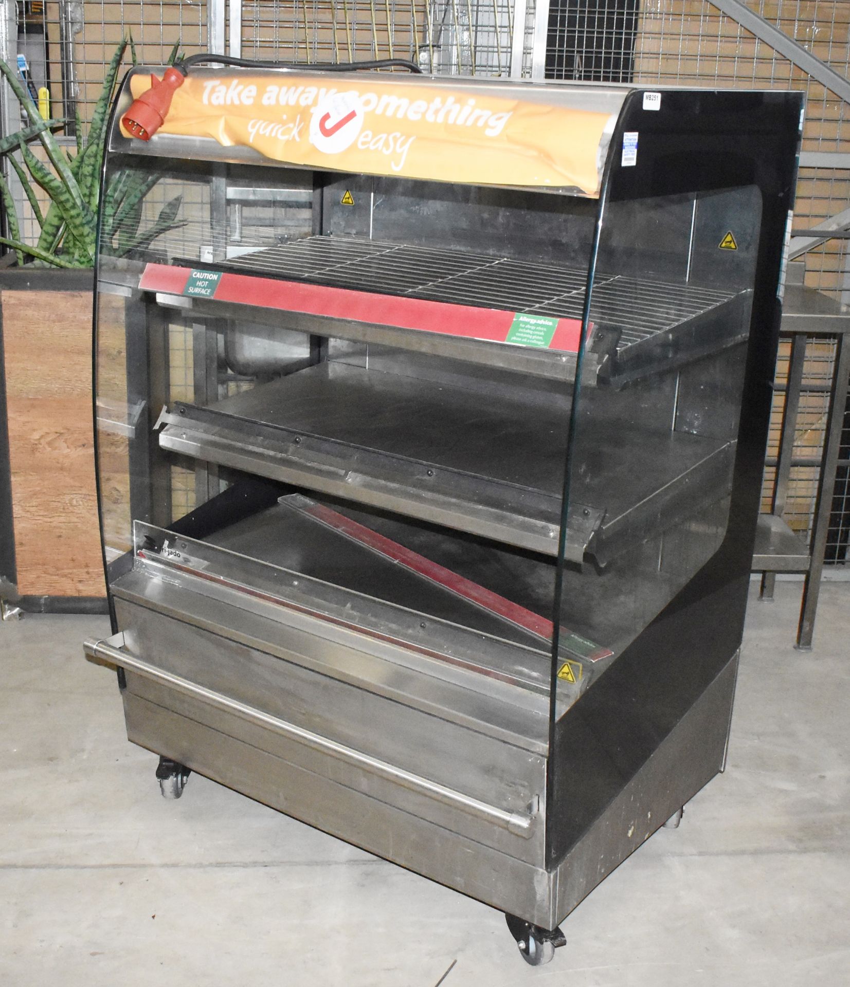 1 x Fri-Jado Three Tier Multi Deck Hot Food Warmer Heated Display Unit - Contemporary Modern - Image 2 of 9