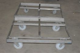 1 x Bakers Bread Tray Trolleys With Heady Duty Castor Wheels - CL453 - Ref MB230 - Location:
