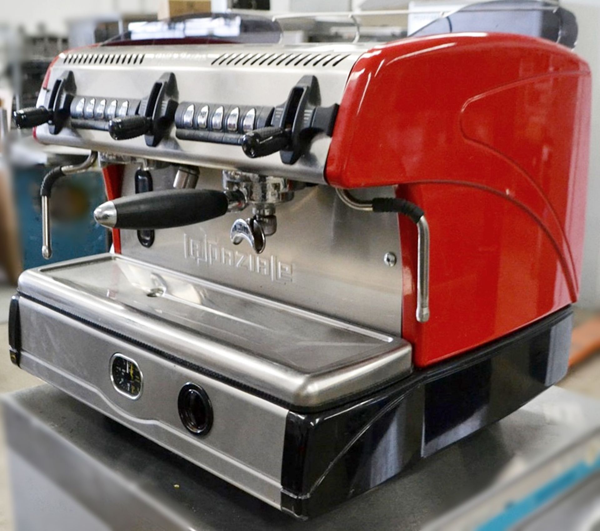 1 x La Spaziale EK2 Compact 2 Group Espresso Coffee Machine - Bright Red Finish - CL350 - Ref210