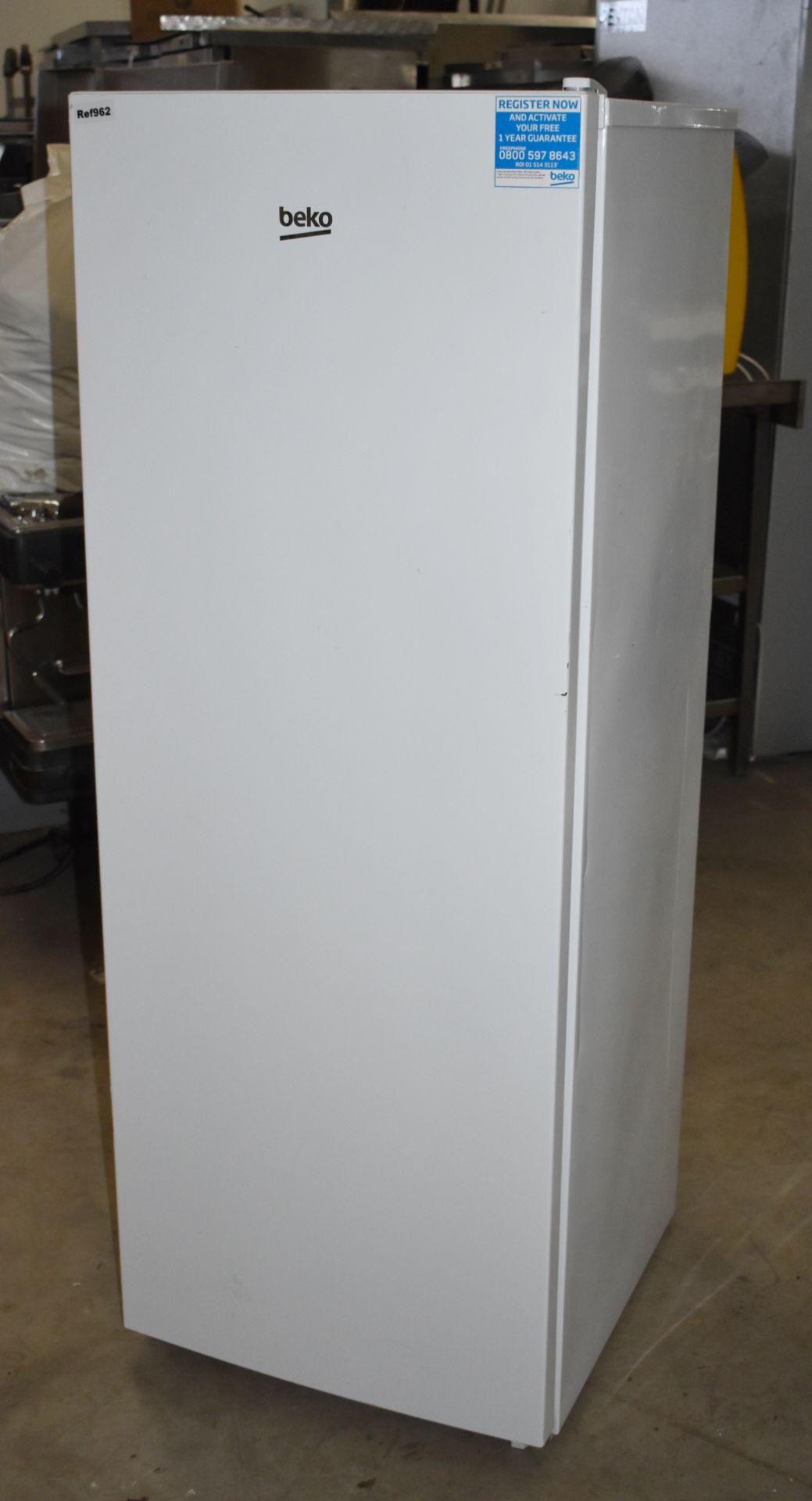 1 x Beko LSG1545W Upright Fridge - Excellent Clean Condition With User Manual and Accessories -