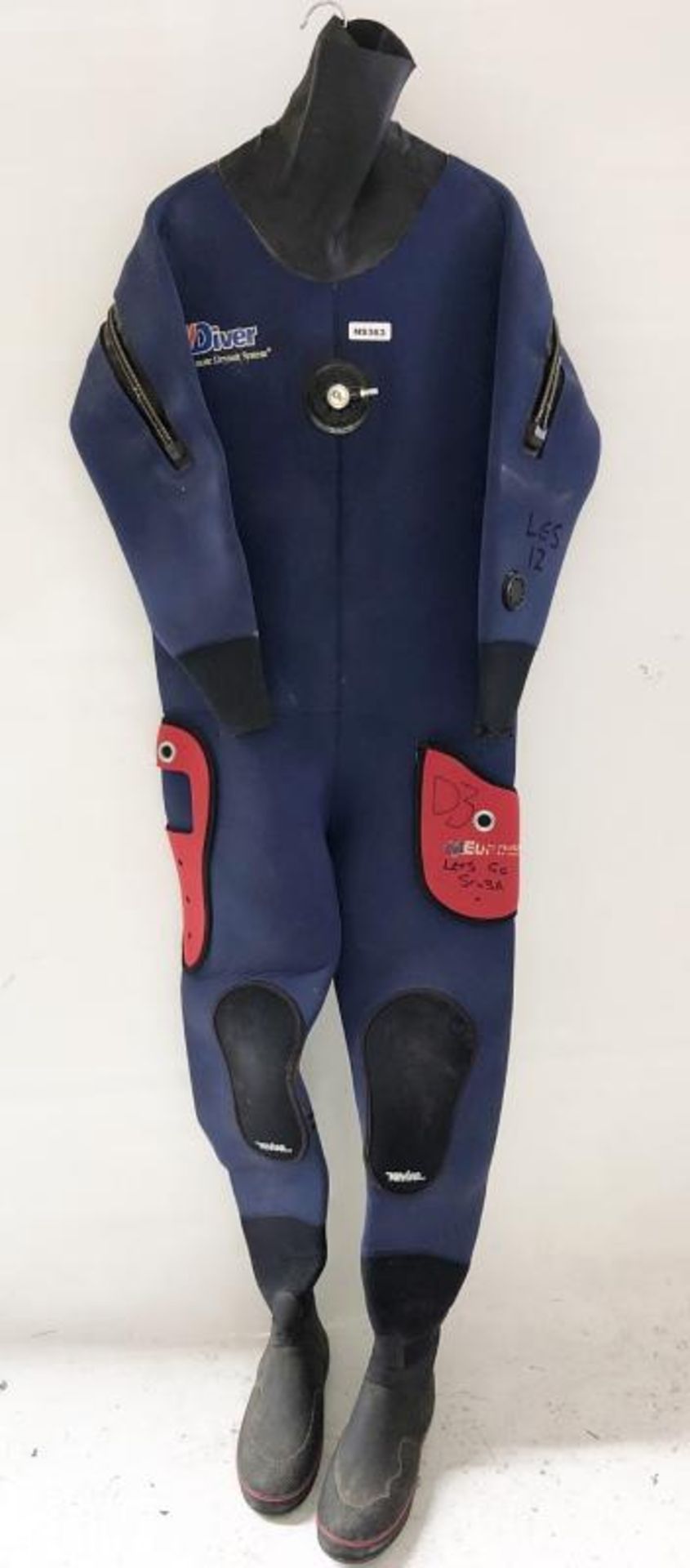 1 x Red and Navy NorthernDiver Full Wetsuit - Ref: NS363 - CL349 - Location: Altrincham WA14