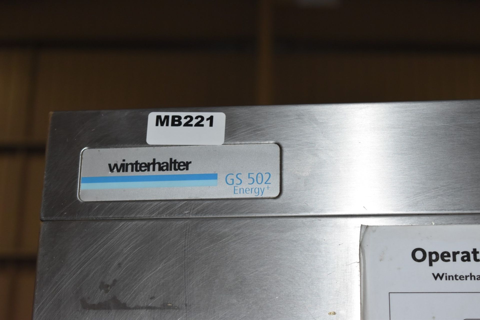 1 x Winterhalter GS502 Energy Plus Commercial Passthrough Dishwasher - 3 Phase Power - Stainless - Image 3 of 10