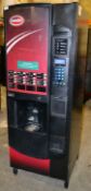 1 x Crane "Evolution" Hot Beverage Drinks Vending Machine - Year 2010 - CL306 - Location: Bolton BL1