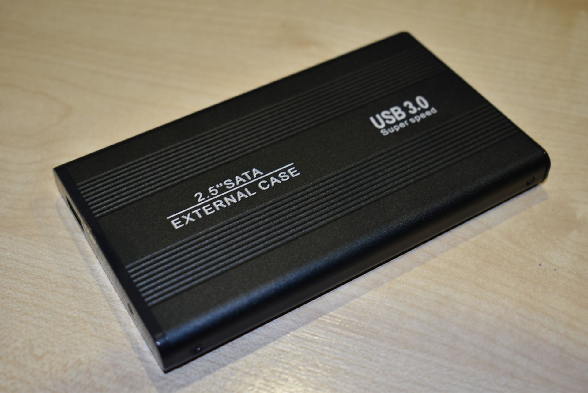 1 x External 500gb Hard Drive - Fast USB 3.0 External Drive With Aluminum Case, Carry Pouch and - Bild 3 aus 4
