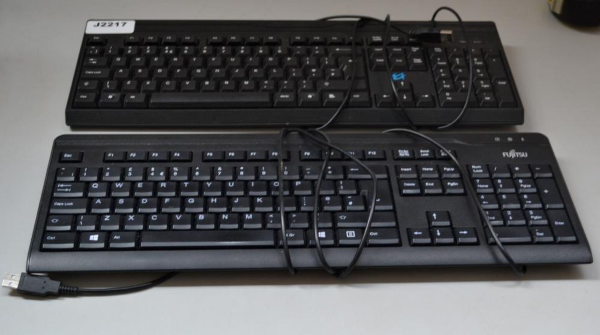 3 x Computer Keyboards (2 x Fujitsu, 1 x Computergear) - Ref J2217 - CL394 - Location: Altrincham WA