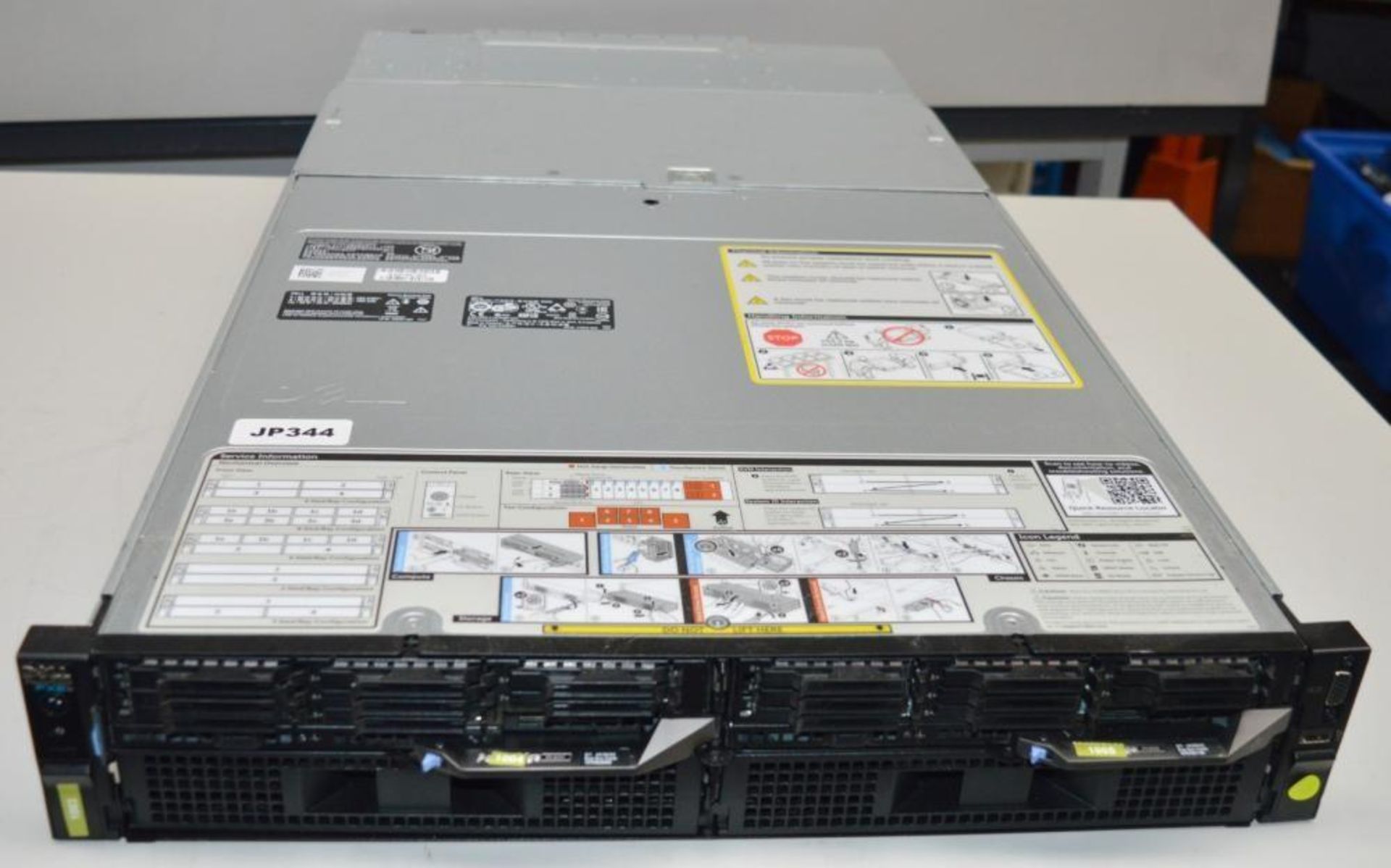 1 x Dell Power Edge FX2S Enclosure With Two Poweredge FC630 Blade Servers, 2 x Xeon E5-2695V3 14 Cor - Image 6 of 16