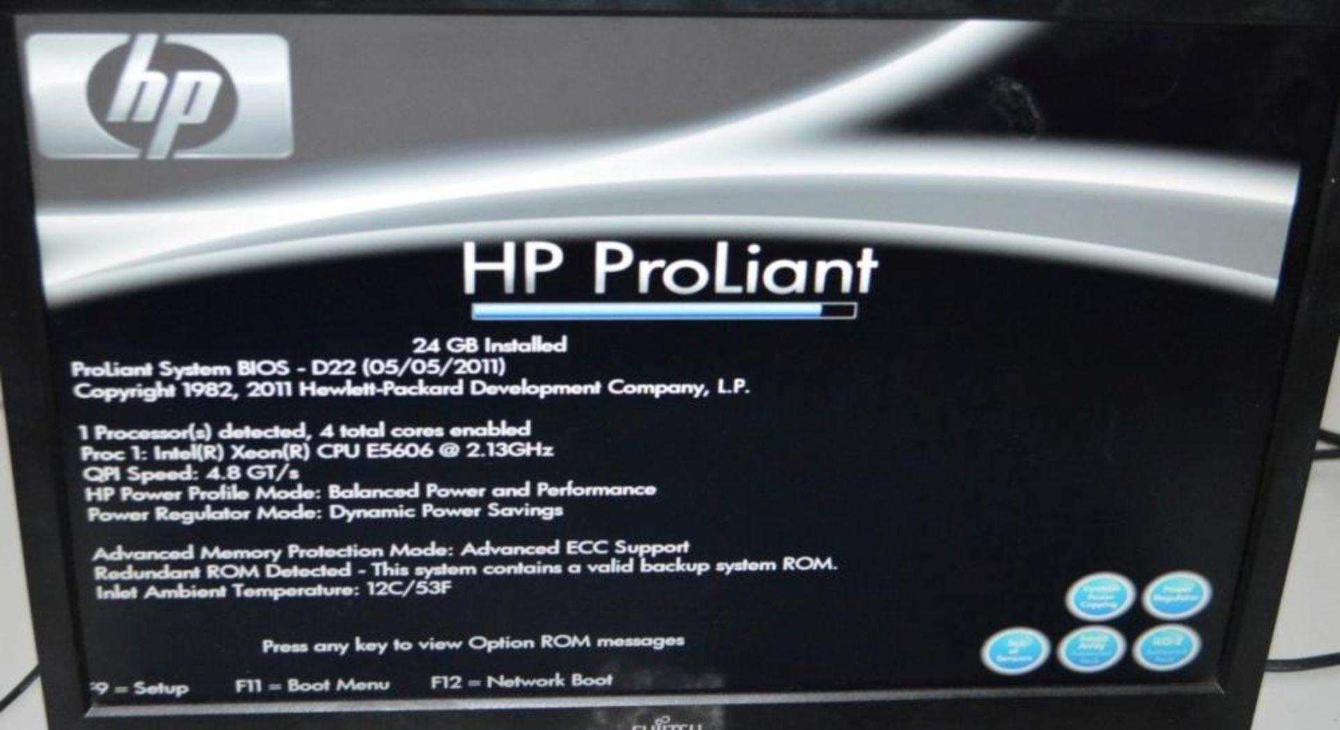 1 x HP Proliant ML350 G6 Server Intel Xeon E5606 2.13GHz 24GB RAM - Ref TP399 - CL394 - Location: Al - Bild 3 aus 4