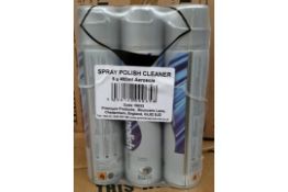 36 x Premiere Products 400ml Spray Polish Cleaner - Includes 20 Packs of 6 - Suitable For
