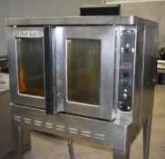 1 x Blodgett Solid State Gas Oven With Stainless Steel Exterior - CL232 - Location: Altrincham WA14