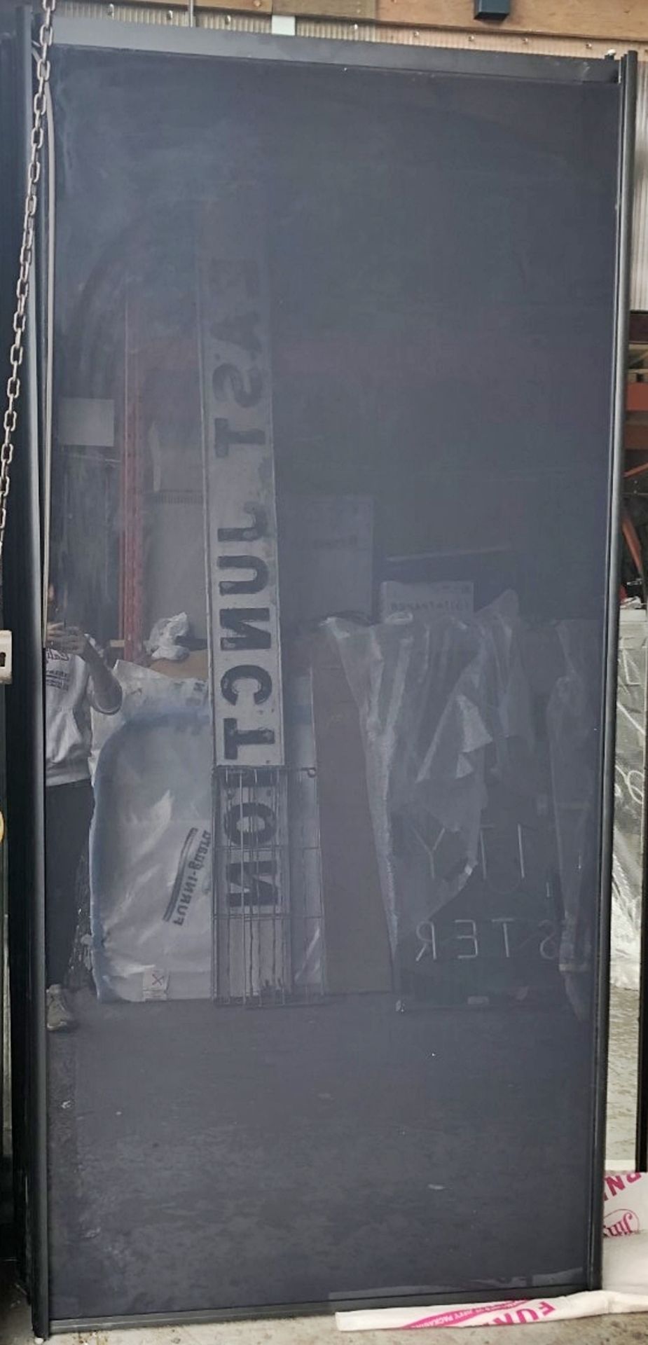 Lot Of Sliding Black Glass Panel Doors - CL380 - Location: Altrincham WA14 - NO VAT - Image 2 of 3