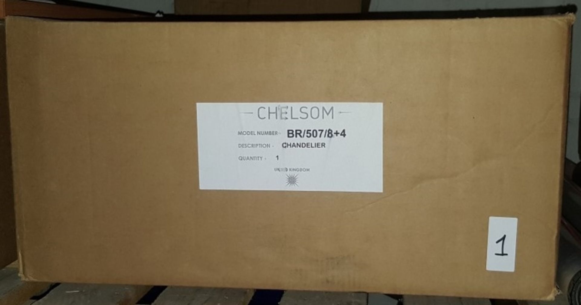 1 x New In Box Chelsom Ballroom Сhandelier BR/507/8+4 - CL001 - REF290/A31 - Location: Altrincham - Image 3 of 3