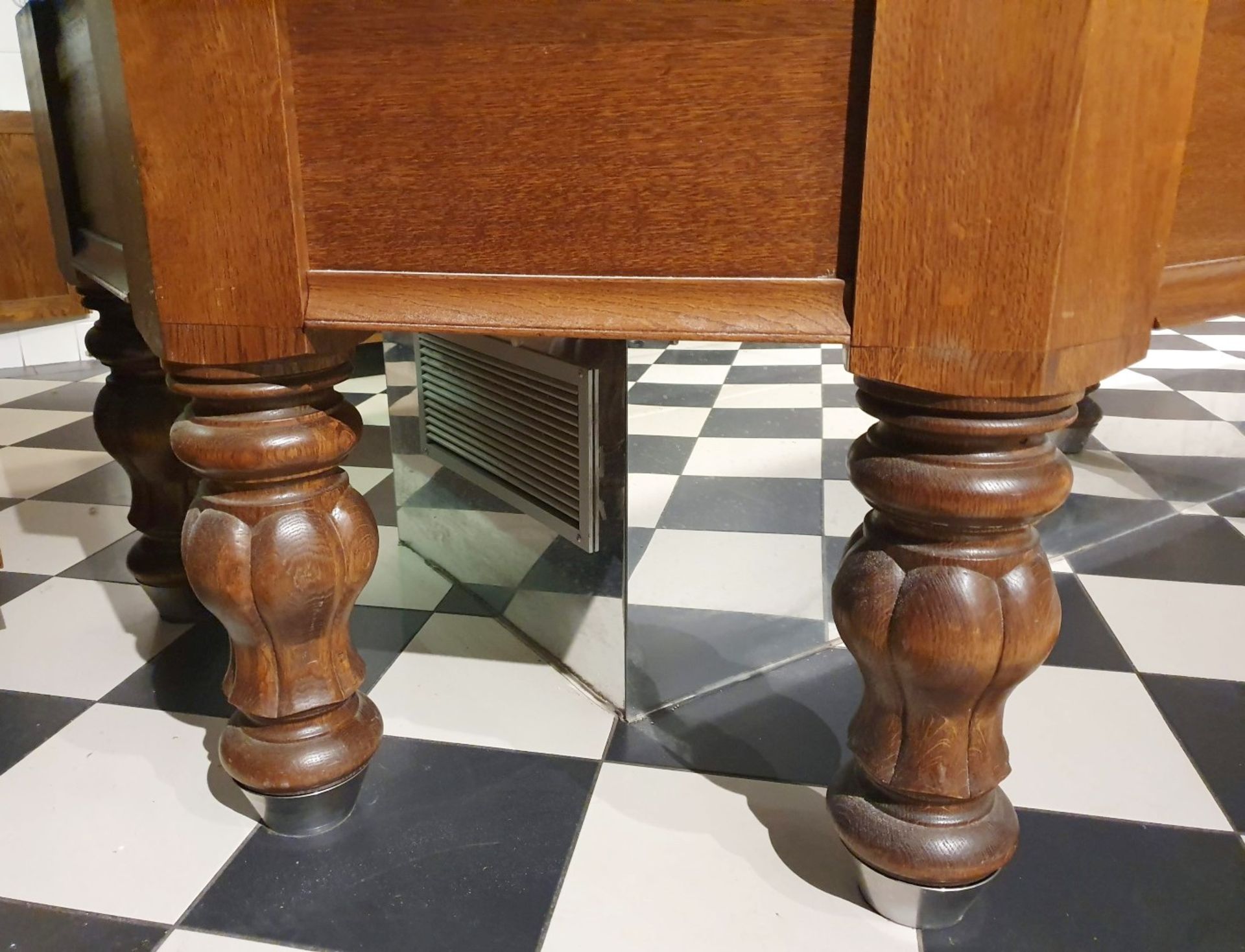 1 x Patisserie Refrigerated Display Service Counter in Oak and Gold With Granite Worktops and - Image 5 of 25