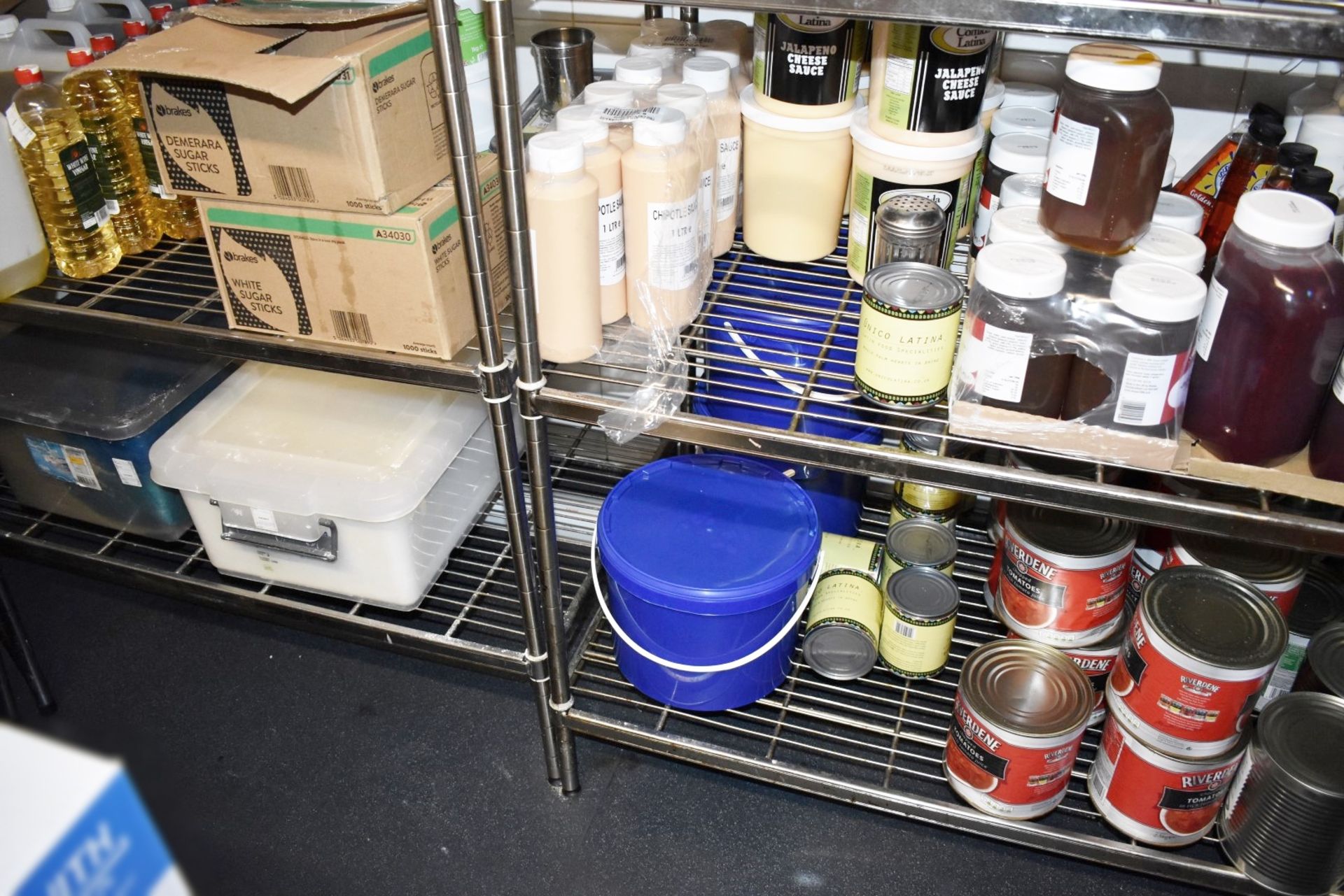 4 x Commercial Kitchen Shelving Units - Various Sizes Included - Ref C539 - CL461 - Location: London - Image 7 of 9