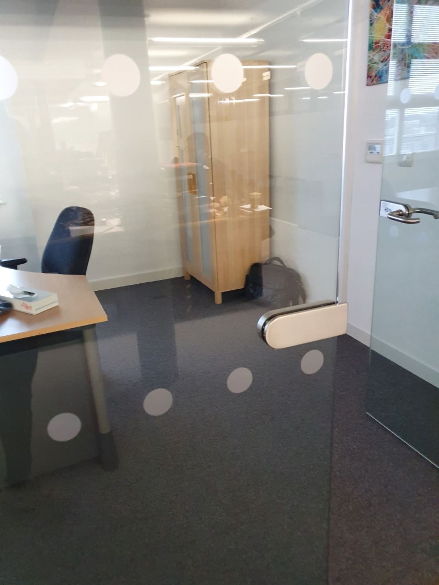 Lot of Office Glass Partition Panels - CL467 - Location: Manchester M12 - Image 3 of 11