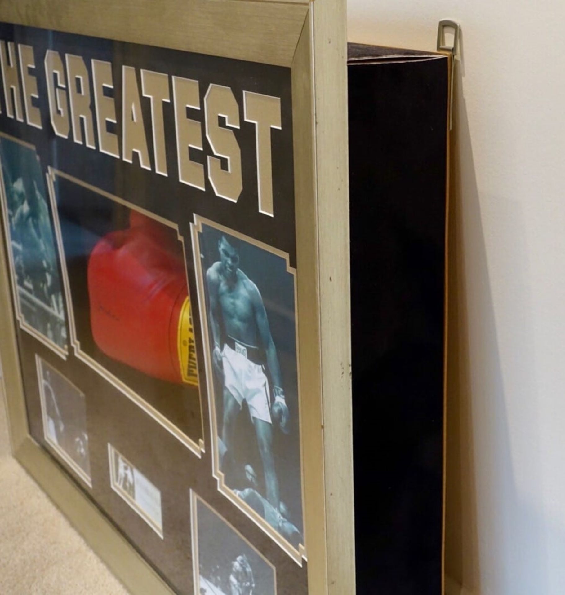 1 x Signed Muhammad Ali Boxing Glove - Mounted in Framed Display Case With Certificate of - Image 4 of 5