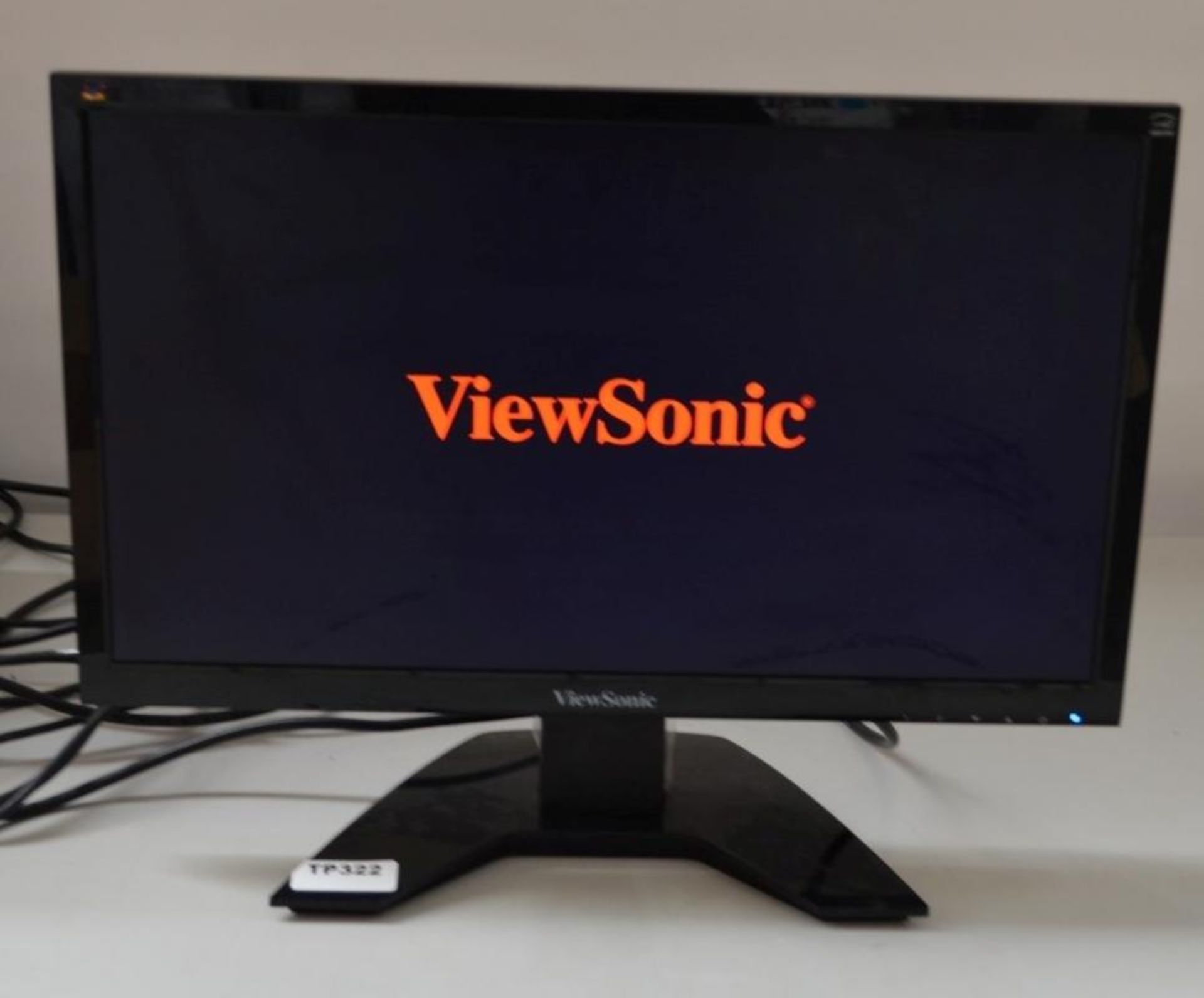 1 x ViewSonic VA2212M-LED 22-Inch LED PC Monitor - Ref TP322 - CL394 - Location: Altrincham WA14 - H