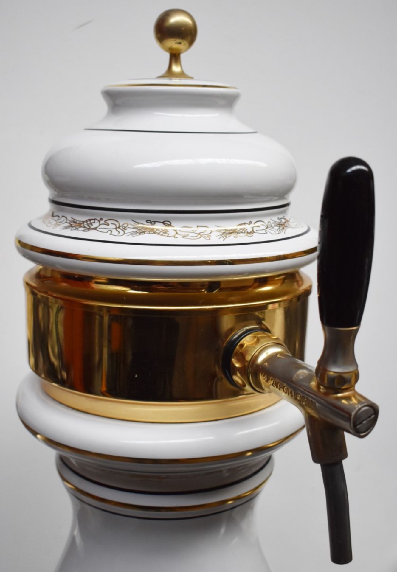 1 x Ornate Ceramic Krombacher Beer Dispenser Bar Pump - Height 65 cms - By Celli Dispensing - Image 6 of 14