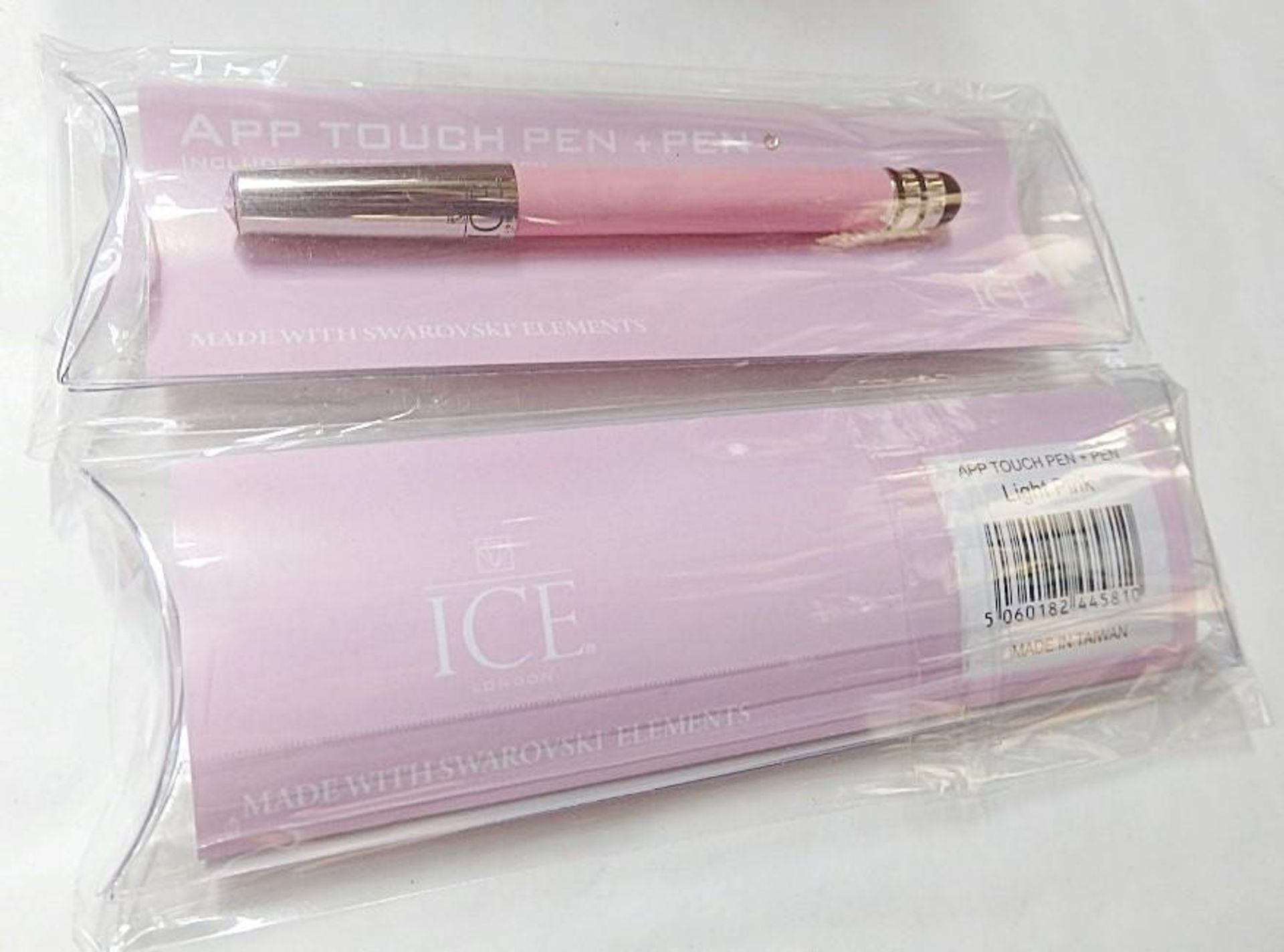 10 x ICE LONDON App Pen Duo - Touch Stylus And Ink Pen Combined - Colour: LIGHT PINK - MADE WITH - Image 2 of 6