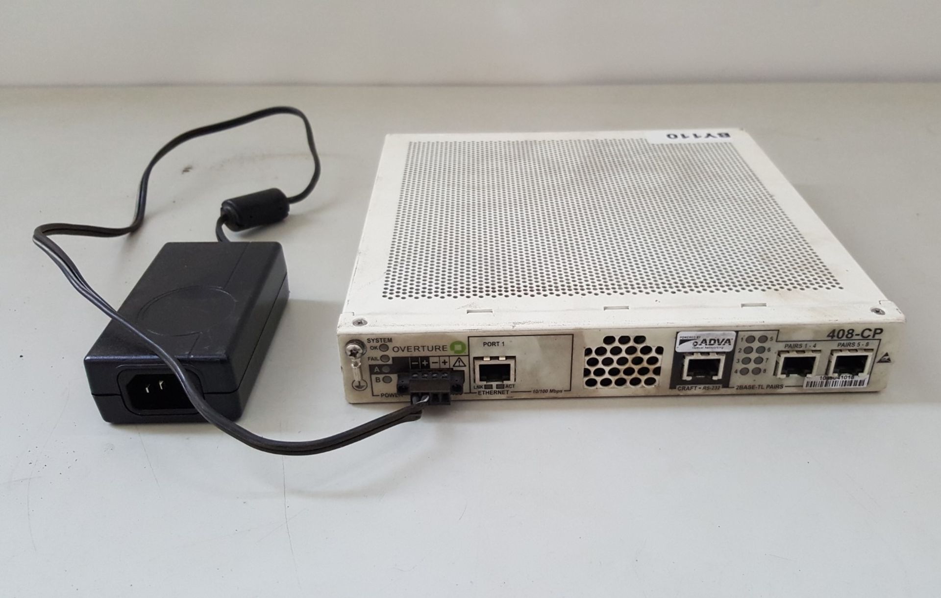 1 x Overture Networks HN408-CP-1E High Speed Enterprise Ethernet Modem - Ref BY110 - Image 2 of 4