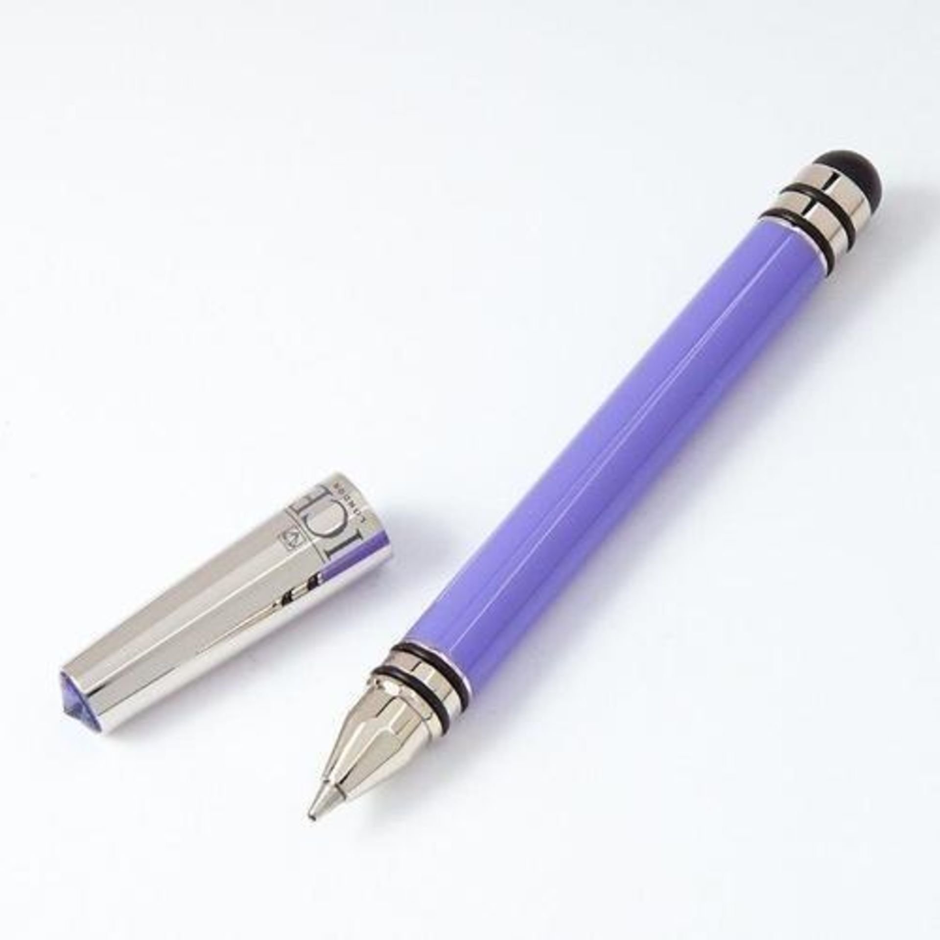 40 x ICE LONDON App Pen Duo - Touch Stylus And Ink Pen Combined - Colour: PURPLE - MADE WITH - Image 4 of 5