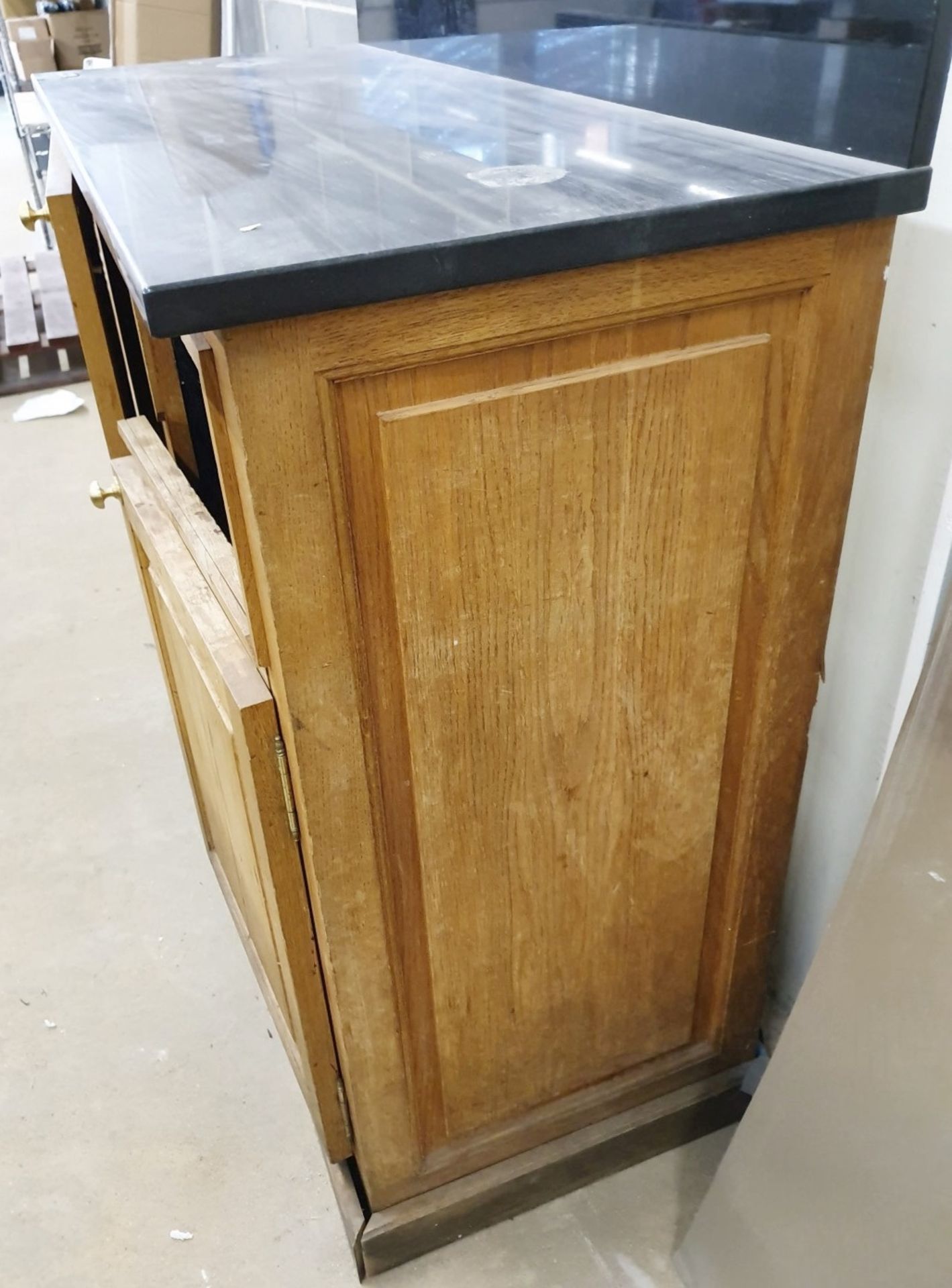 1 x Waitress / Waiter Service Counter With Granite Worktop - H105 x W120 x D51 cms - Ref PA213 - - Image 3 of 5