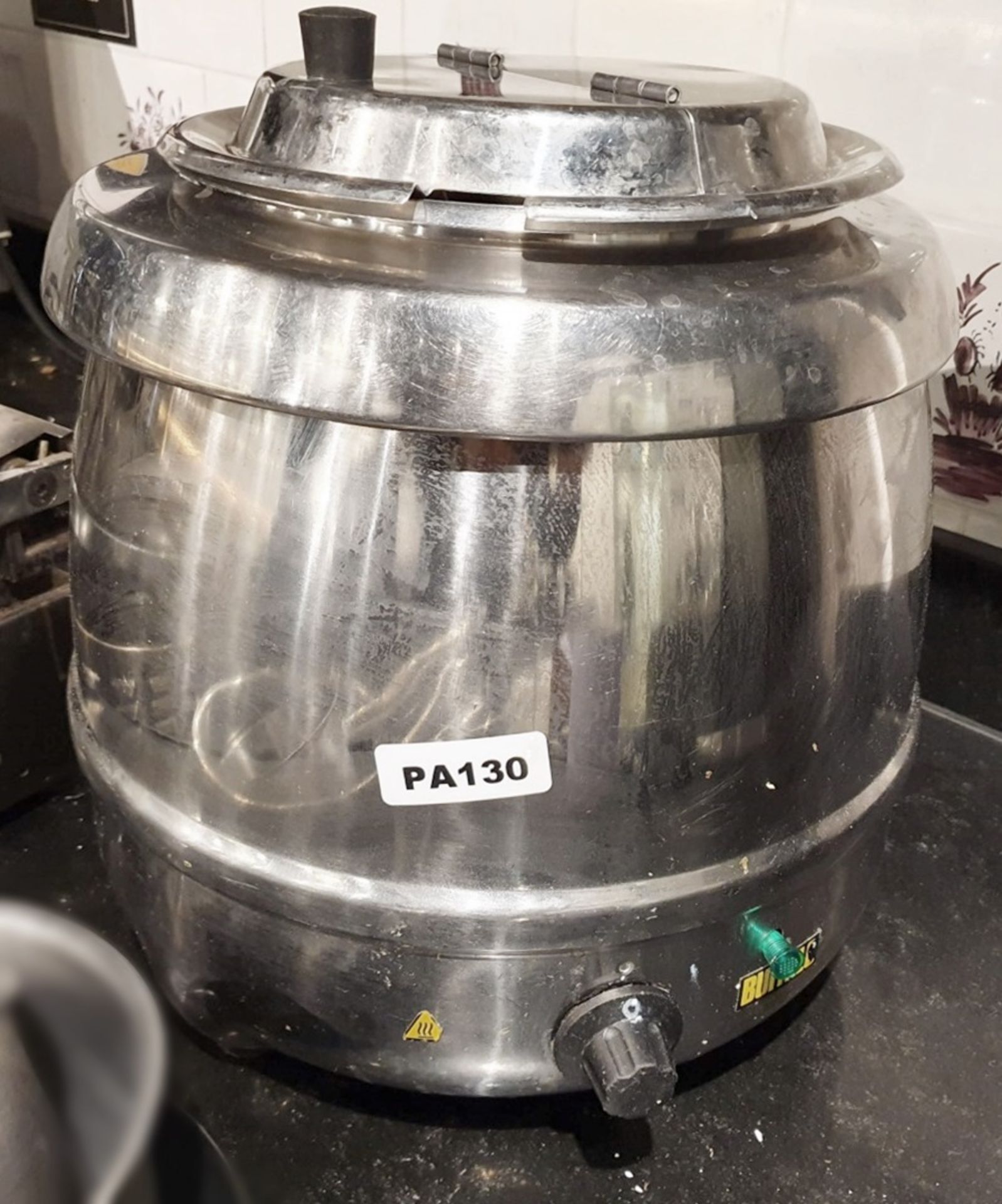 1 x Buffalo Stainless Steel Soup Kettle - 240v - Ref PA130 - CL463 - Location: Newbury RG14