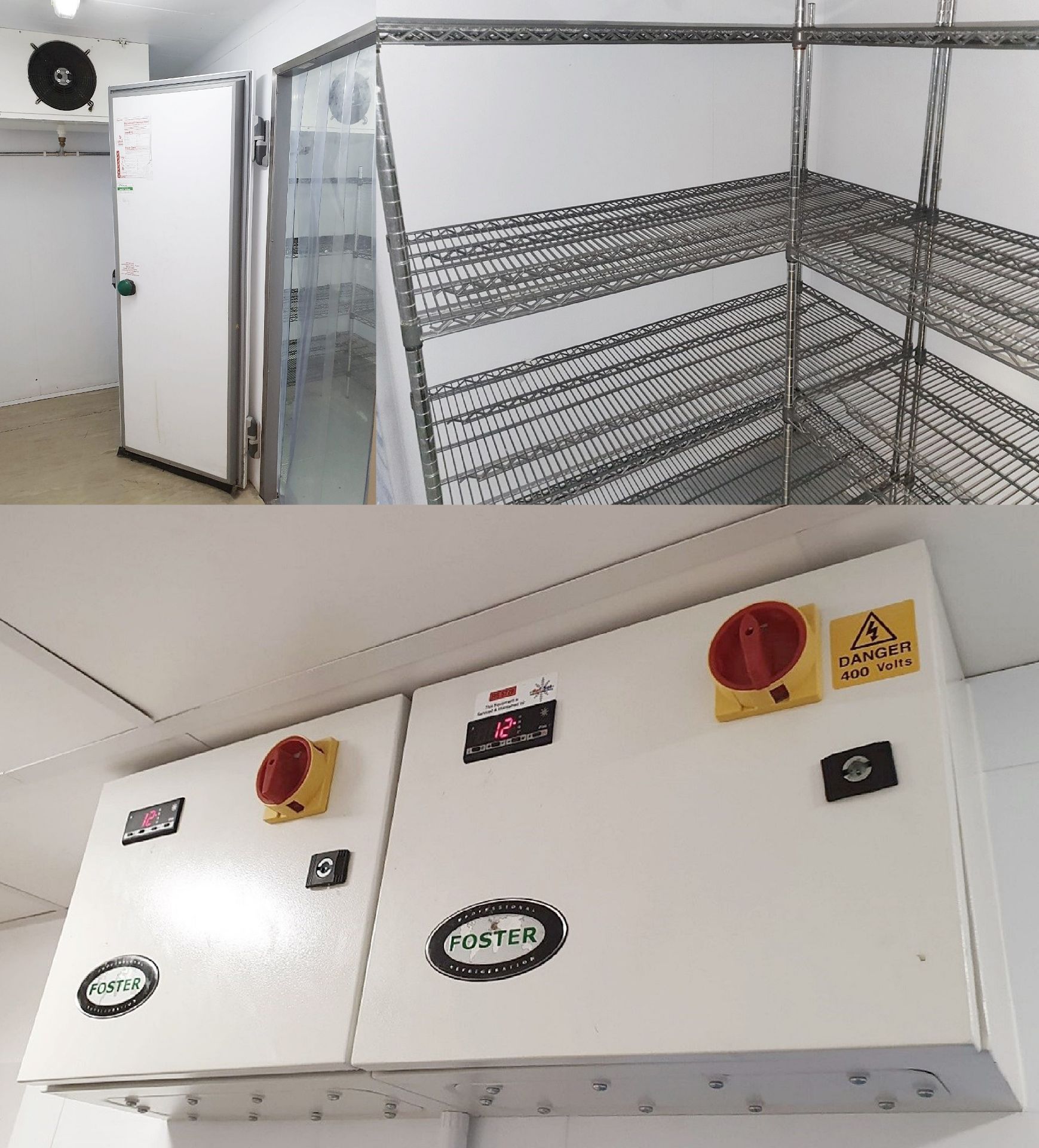 1 x Foster Walk In Double Room Freezer - Includes Doors, Wall Panels, KEC20-6L Condenser and Cold