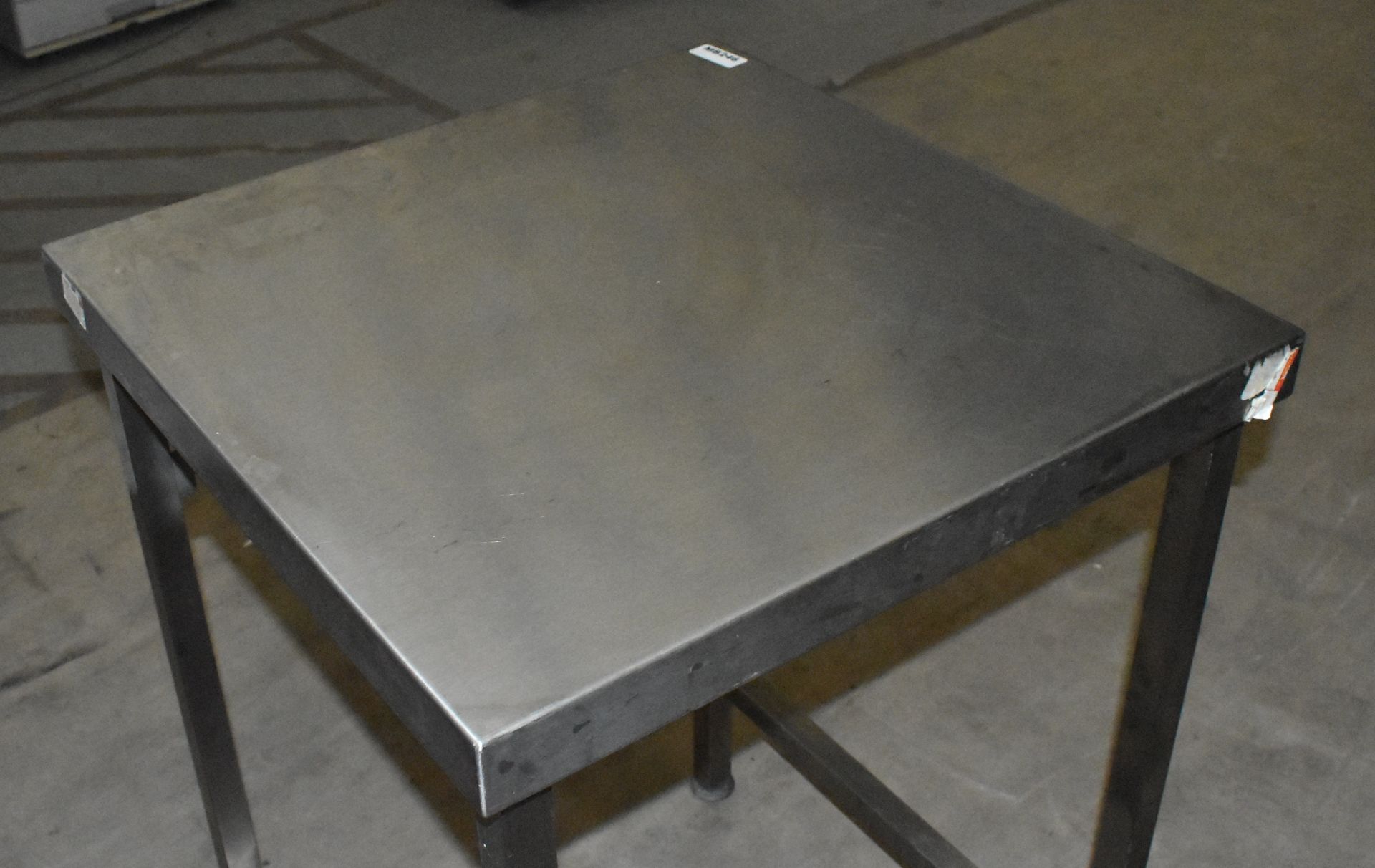 1 x Stainless Steel Prep Table - H86 x W60 x 60 cms - CL453 - Ref MB246 - Location: Altrincham WA14 - Image 2 of 2
