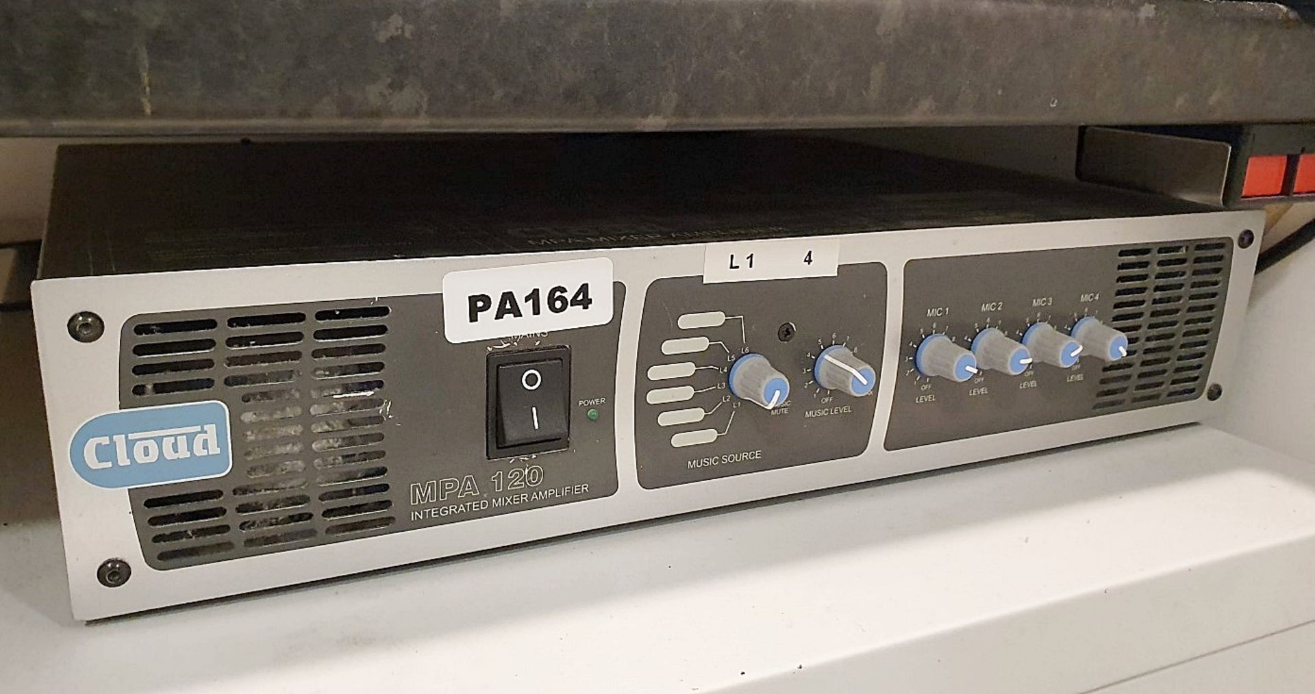 1 x Cloud MPA 120 Integrated Mixer Amplifier - Ref PA164 - CL463 - Location: Newbury RG14