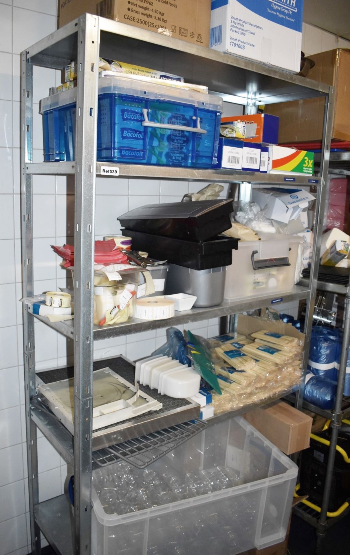 4 x Commercial Kitchen Shelving Units - Various Sizes Included - Ref C539 - CL461 - Location: London - Image 3 of 9