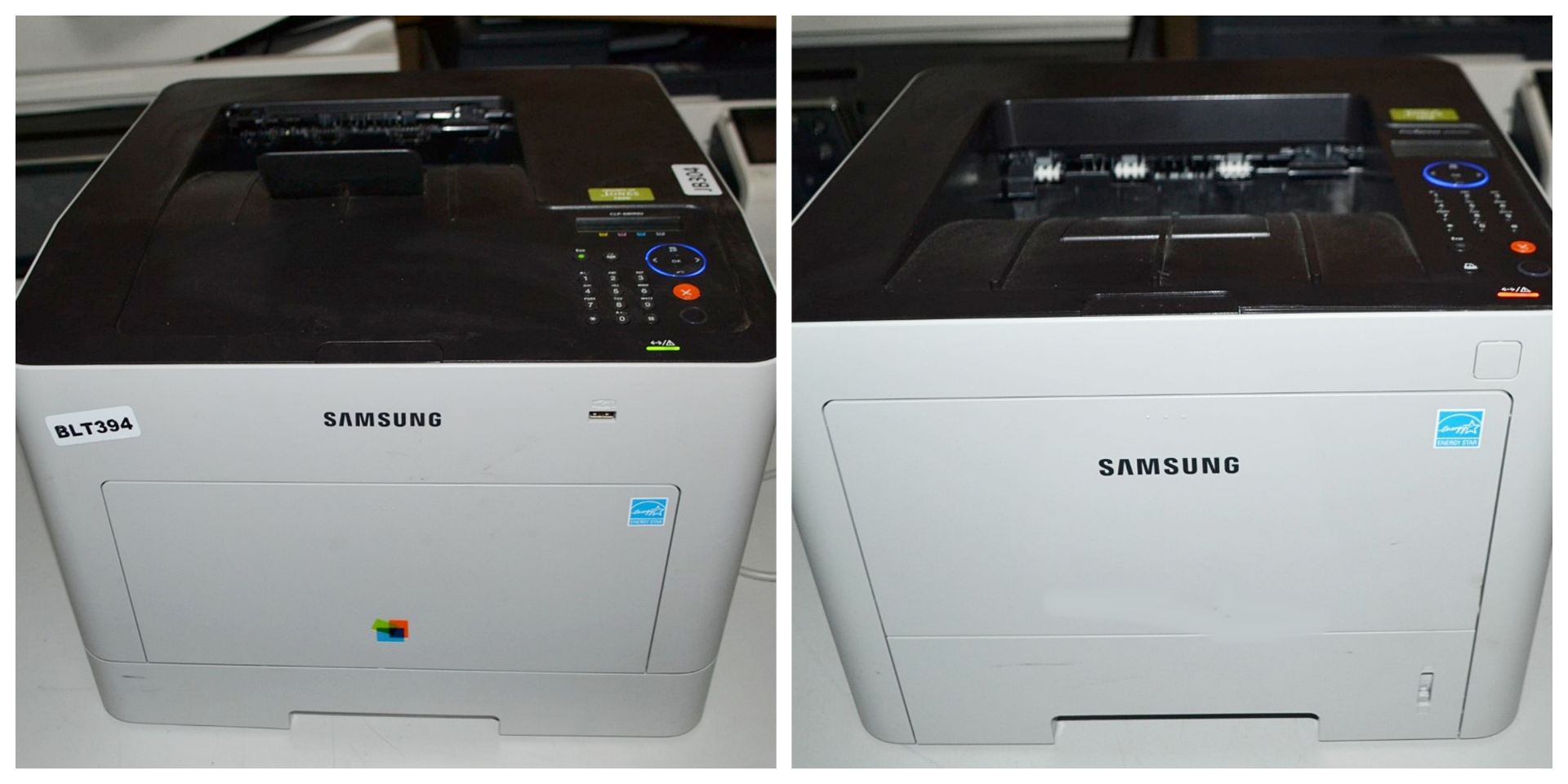 2 x Samsung Laser A4 Printers - Ref: BLT394 - CL011 - Location: Altrincham WA14