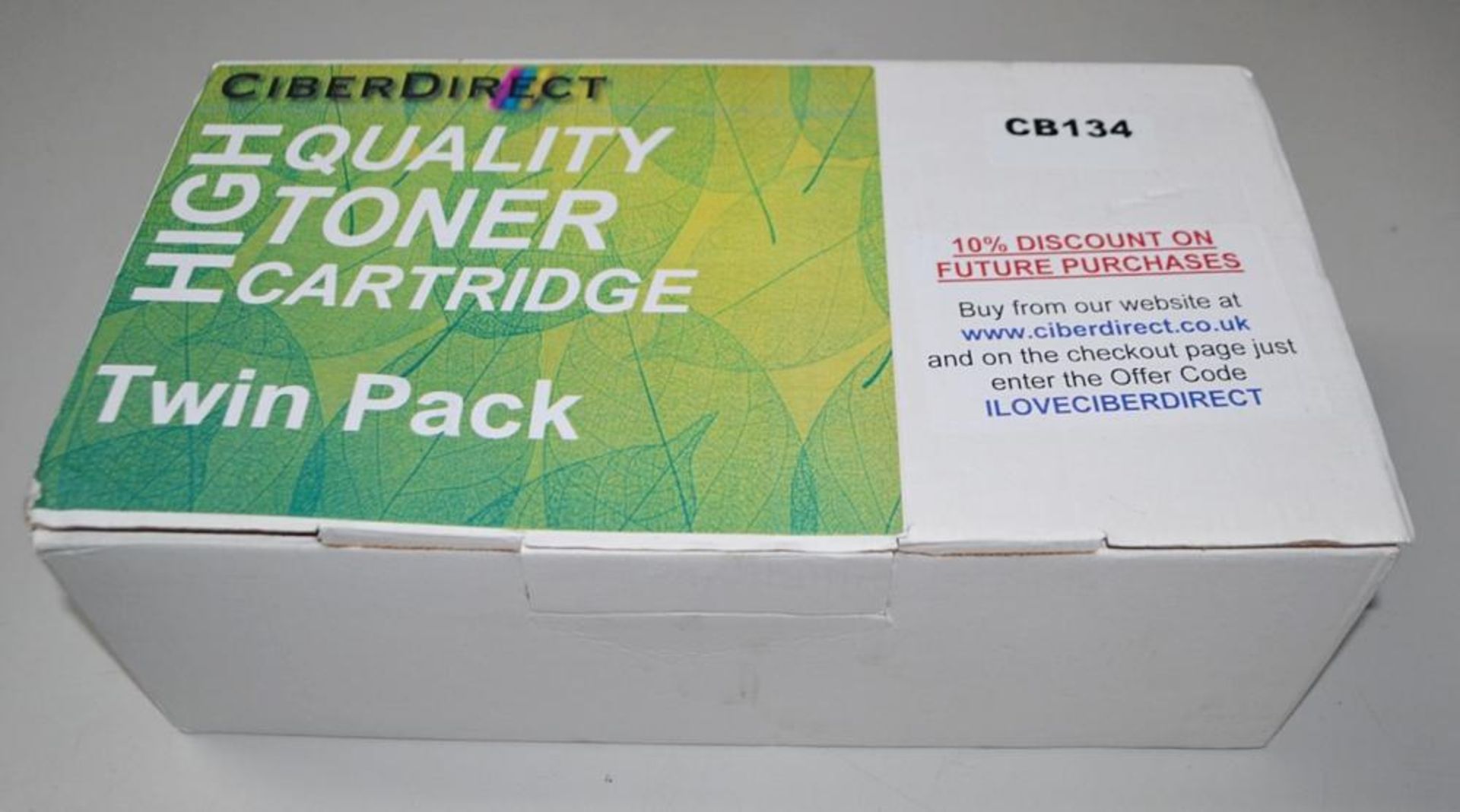 1 x Twin Pack CPT-CF283A Toner Cartridge In Black - Ref: CB134 - CL425 - Location: Altrincham WA14