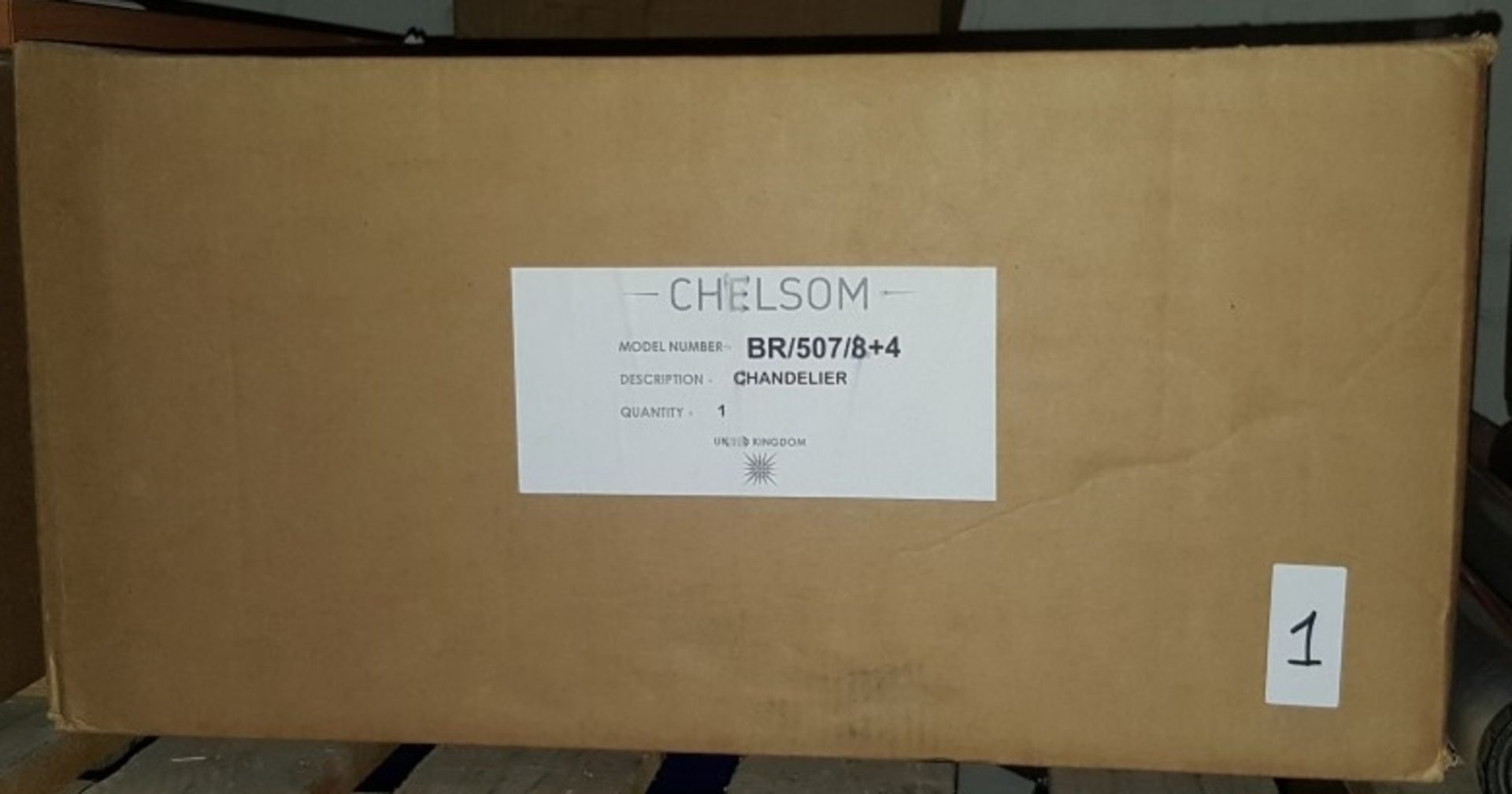 1 x New In Box Chelsom Ballroom Сhandelier BR/507/8+4 - CL001 - REF289/A31 - Location: Altrincham - Image 3 of 3