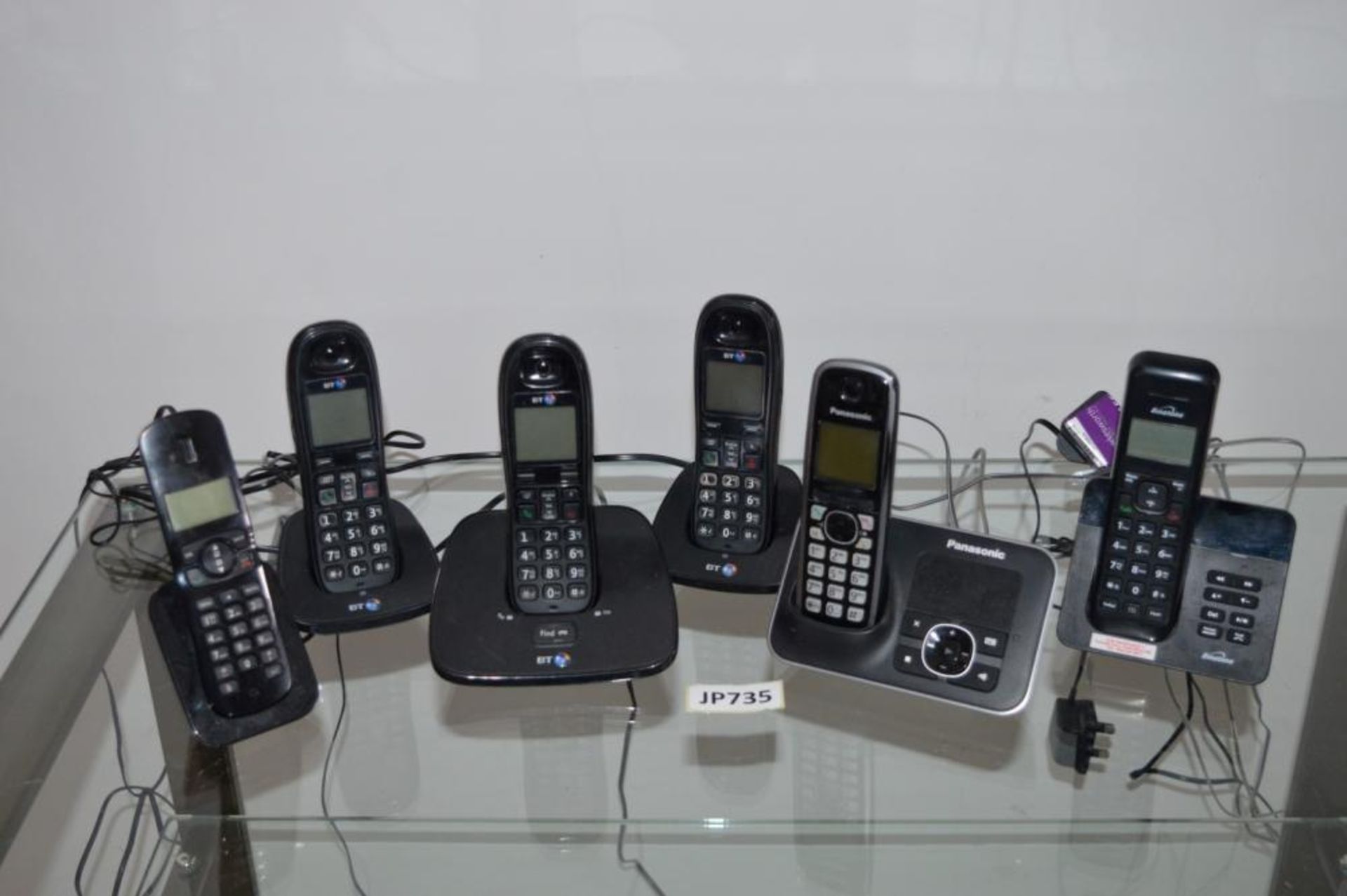 6 x Cordless Phone Handsets - Includes BT, Binatone and Panasonic Models - CL285 - Ref JP735 - Locat - Image 4 of 4