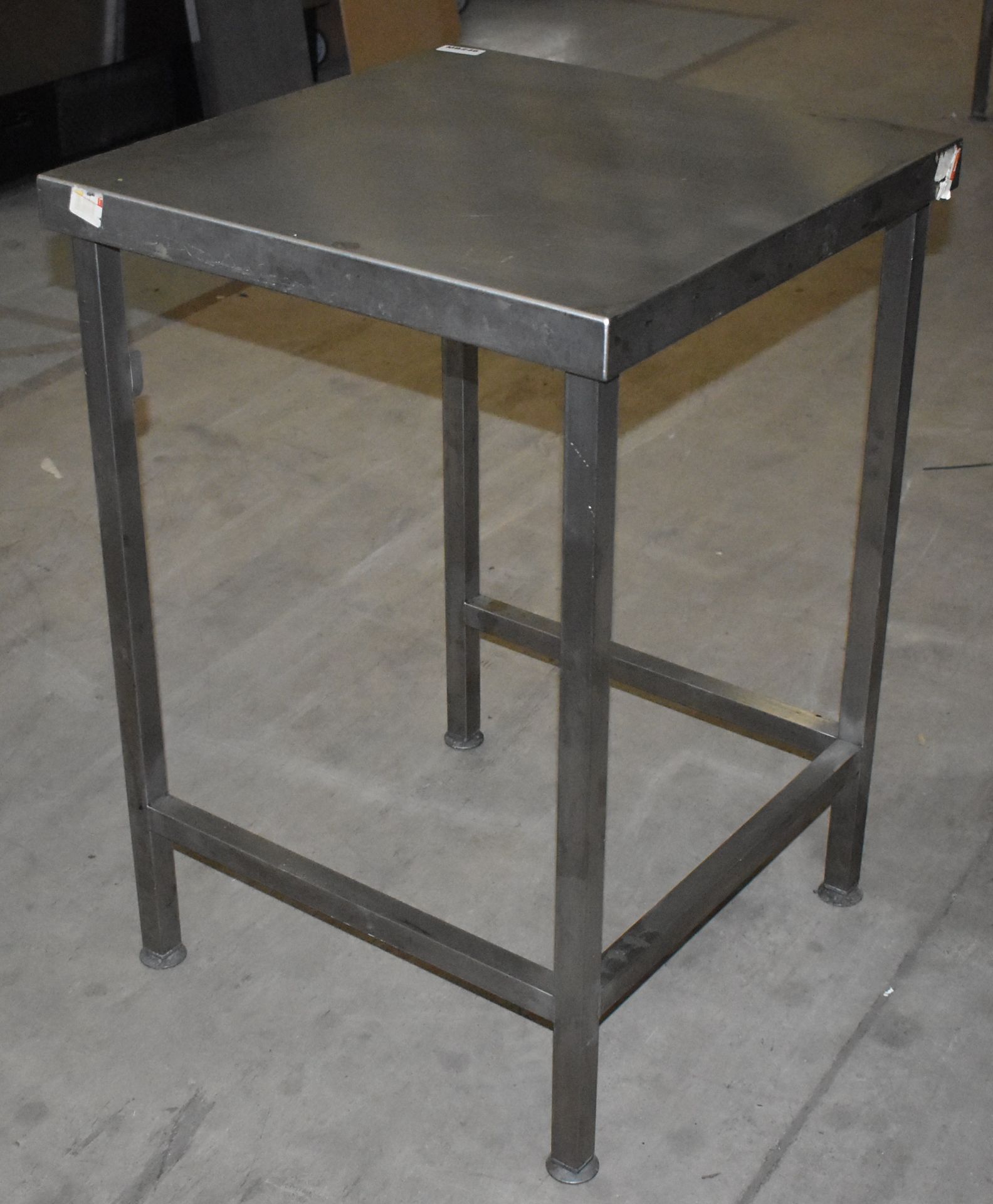 1 x Stainless Steel Prep Table - H86 x W60 x 60 cms - CL453 - Ref MB246 - Location: Altrincham WA14
